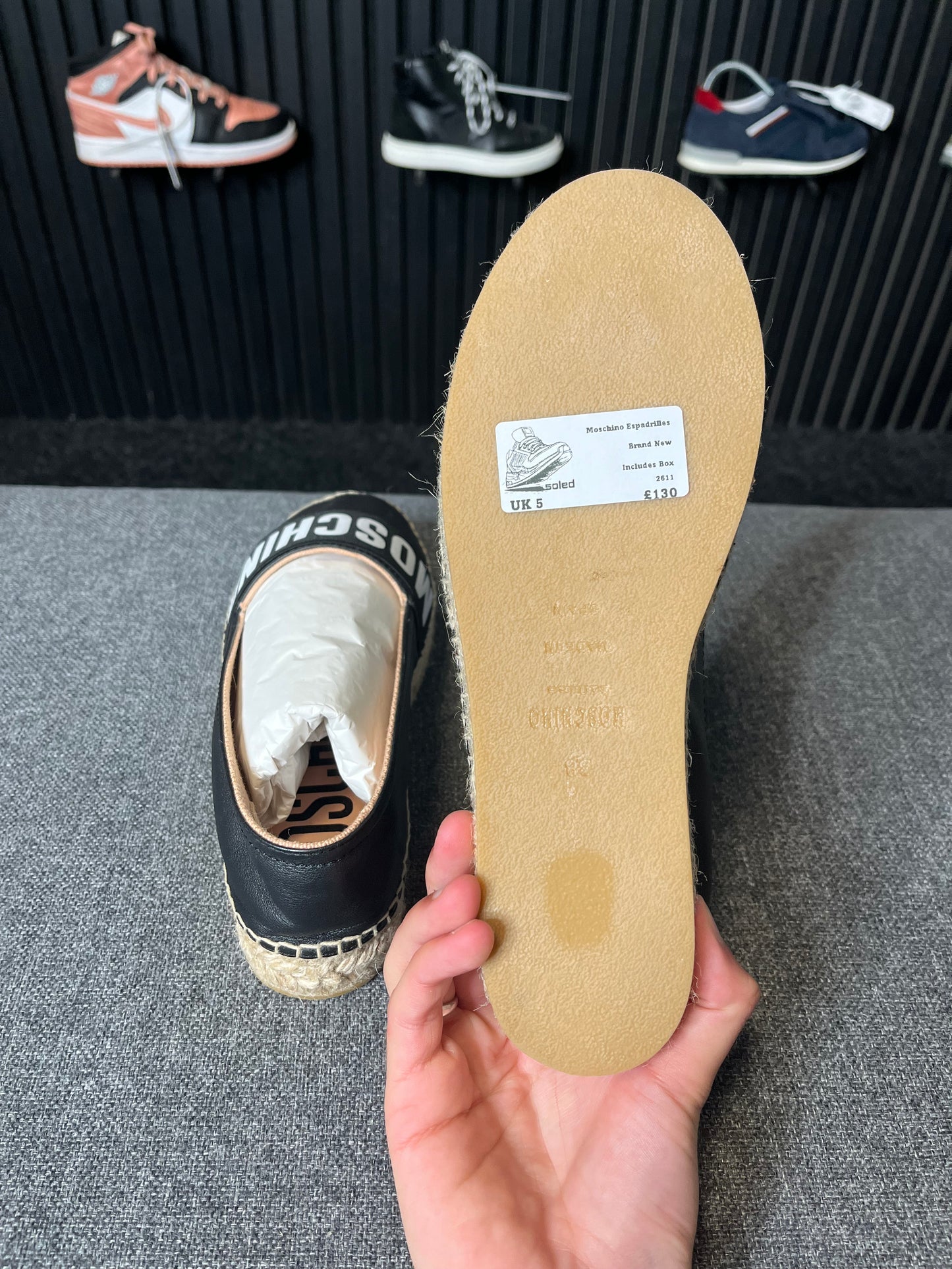 Moschino Espadrilles UK 5 2611