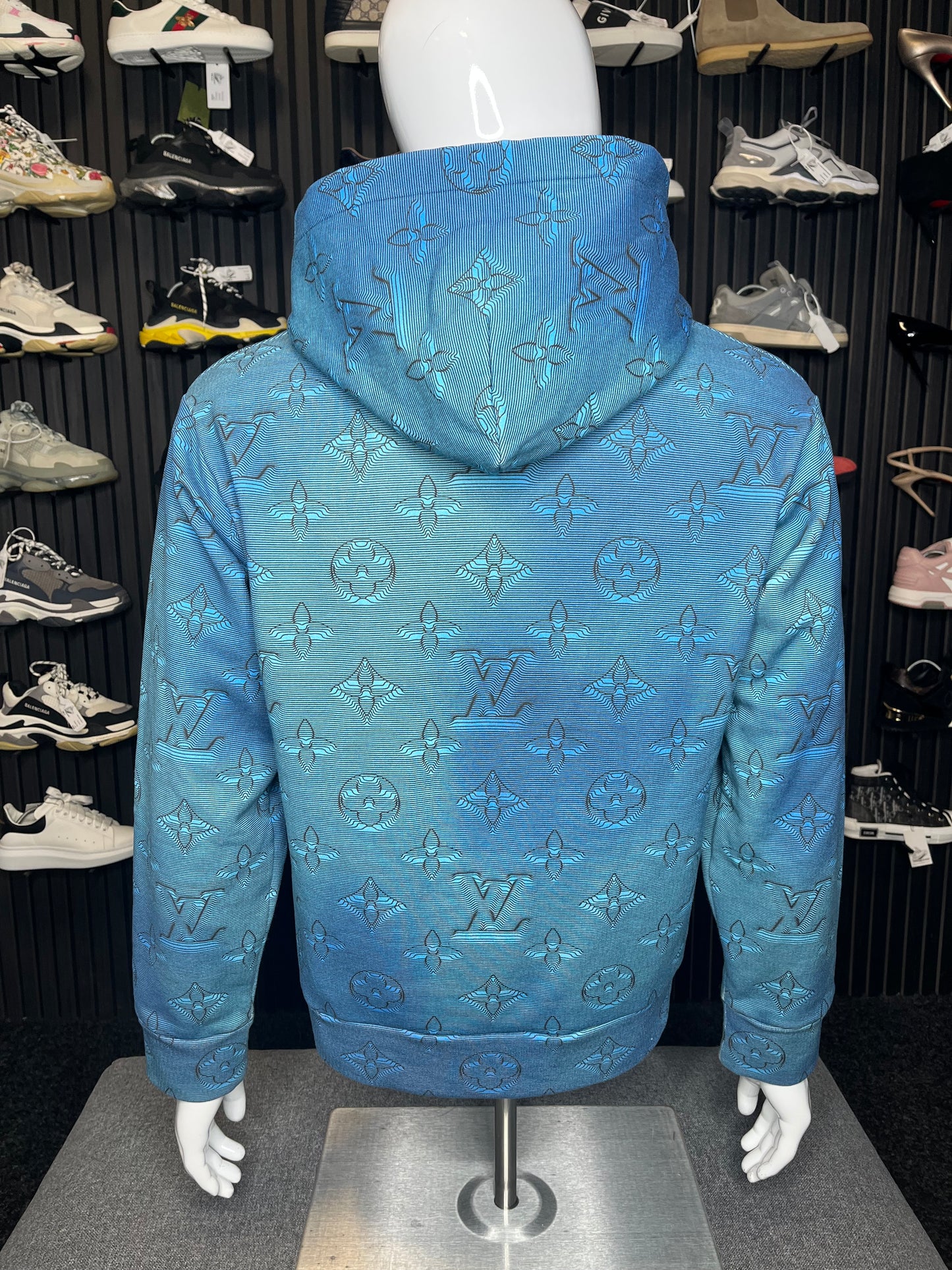 Louis Vuitton Illusion 3D Monogram Hoodie Small 3050