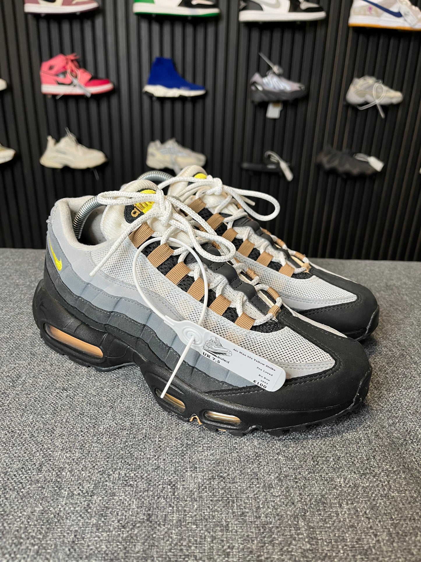 Air Max 95s Yellow Strike UK 7.5 2553