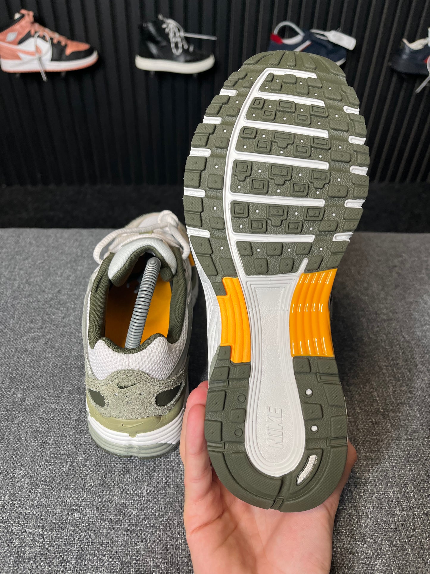 Nike P-6000 Khaki UK 6 2602
