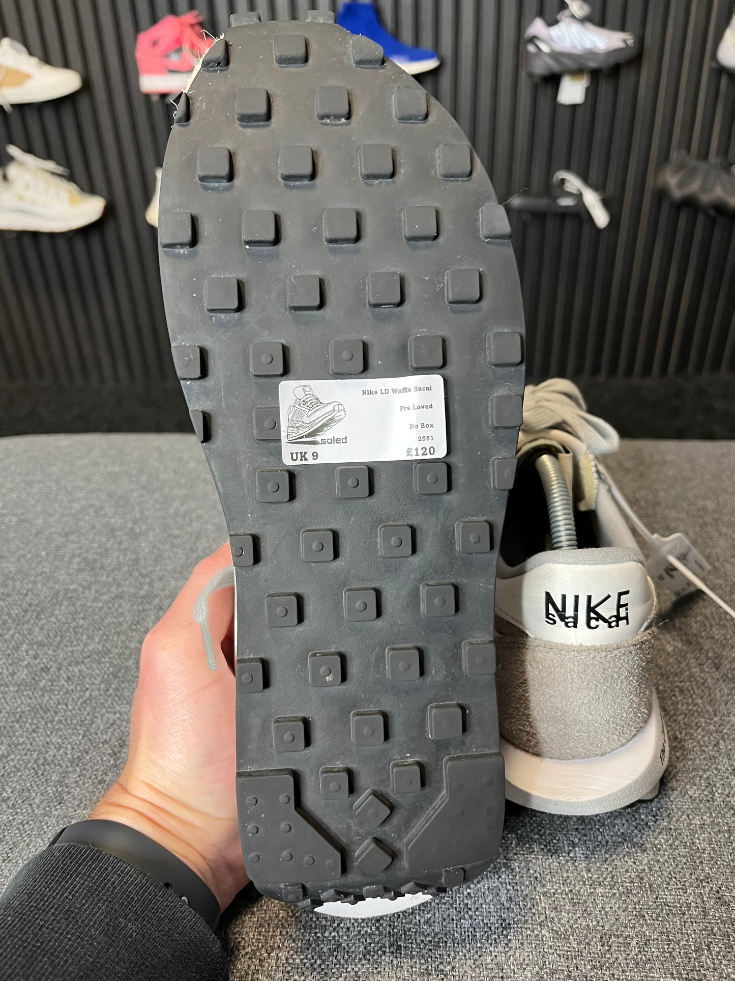 Nike LD Fragment VaporWaffle Sacai UK 9 2551