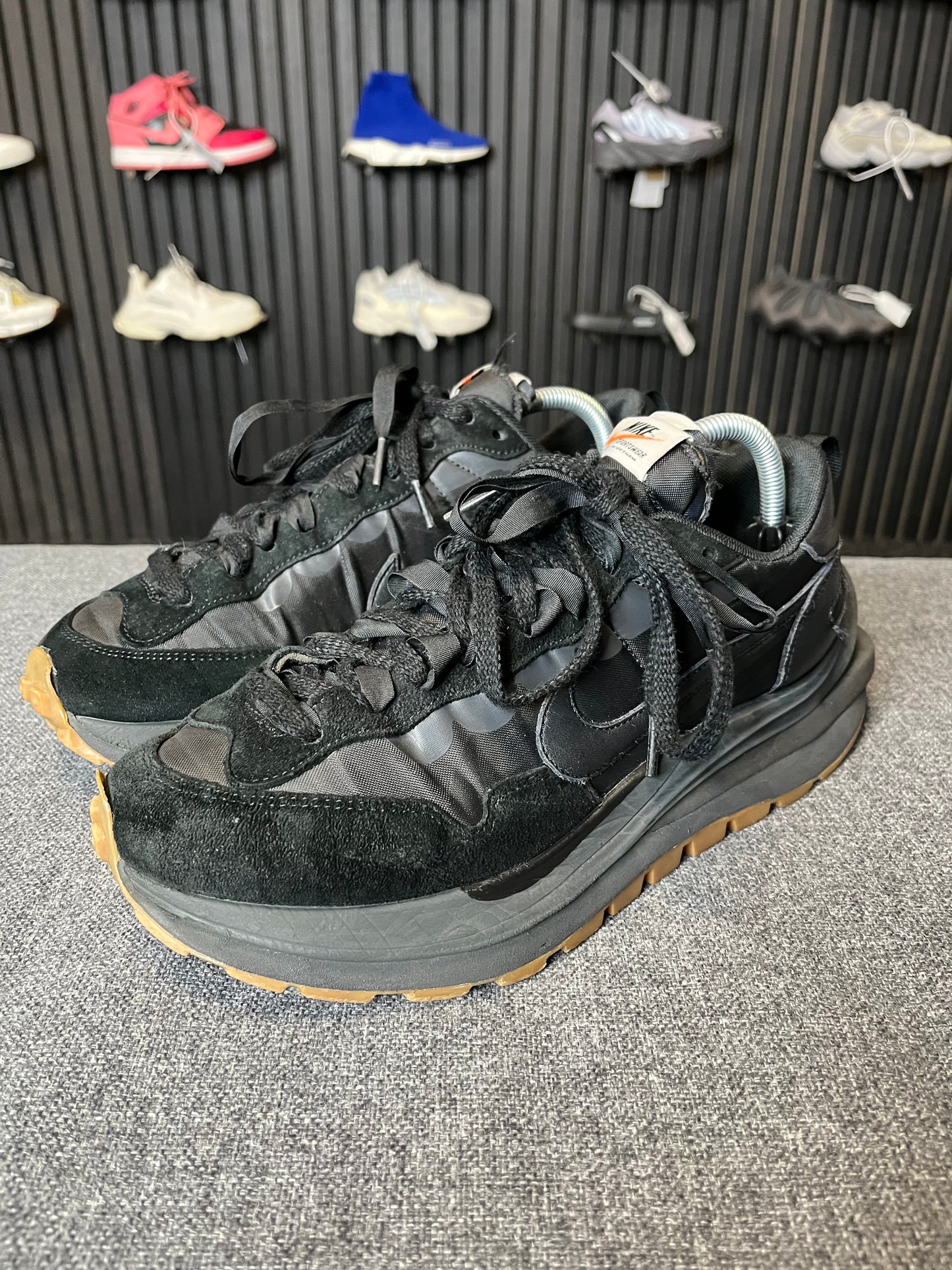 Nike Sacai Vaporwaffle Black Gum UK8.5 2558