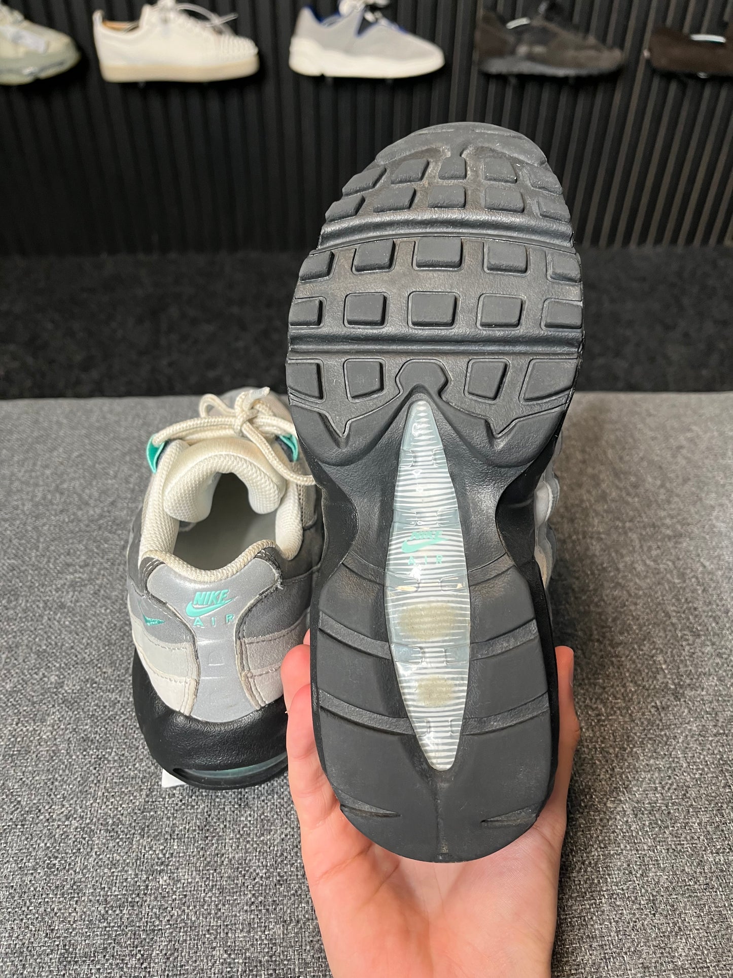 Nike Air Max 95s Hyper Turquoise UK 4.5 2623