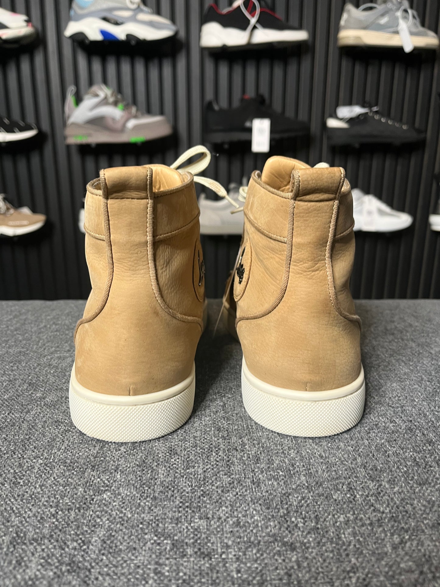 Louboutin Spike High Top Beige UK 7.5 3317