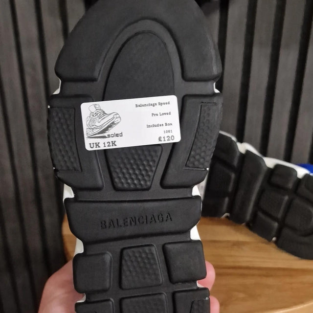 Balenciaga Speed Blue UK12 Child