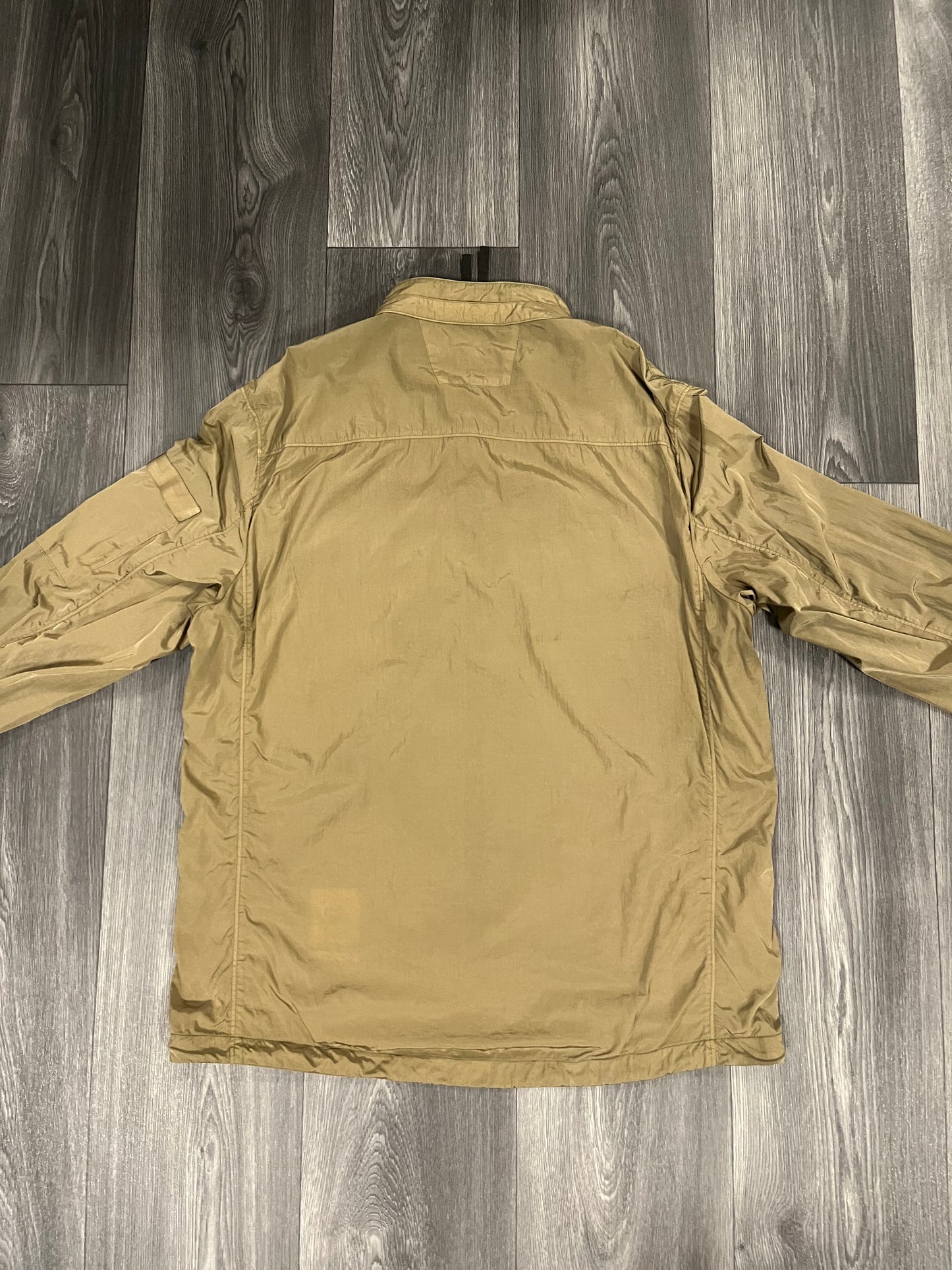 CP Company Garment Dyed Chrome Overshirt Khaki XL 3668
