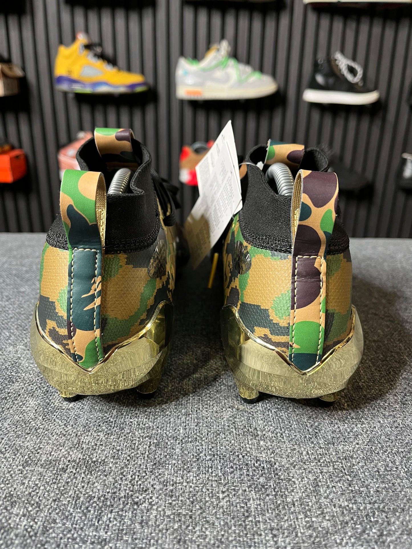 A Bathing Ape x Adizero Cleat
Green Camo UK9