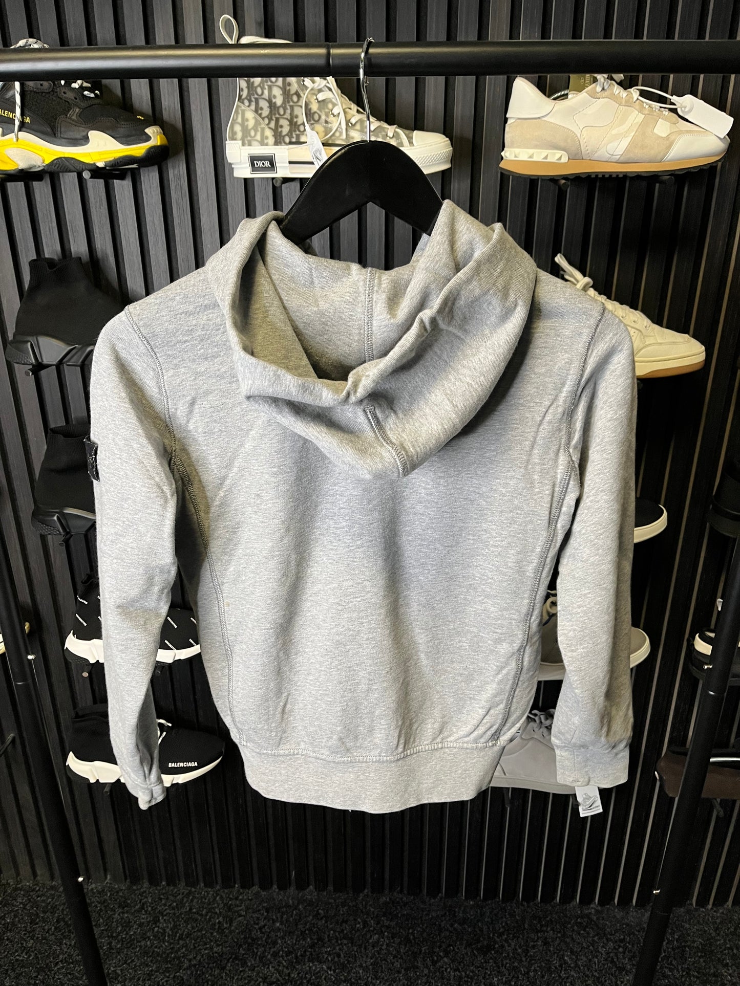 Stone Island Zipped Hooded Sweater Grey Age 10 3160