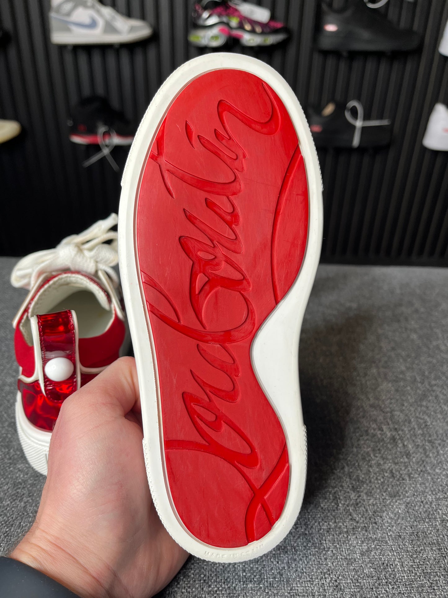 Christian Louboutin Toy Toy Red UK13 Child 2164