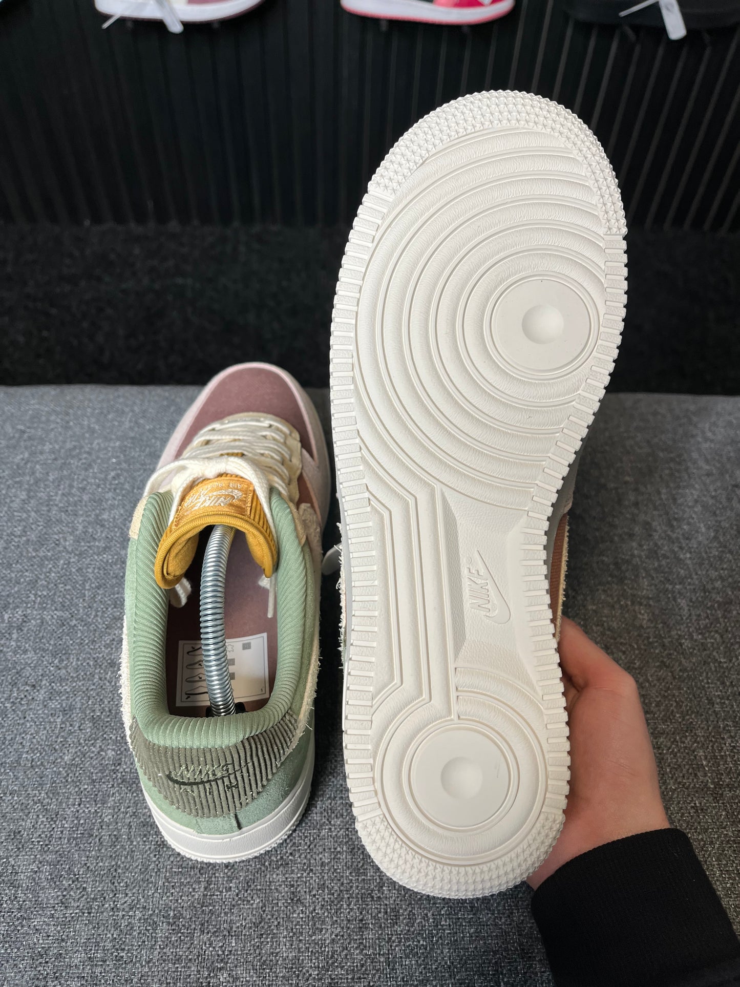 Nike Air Force Low Oil Green UK9 2273