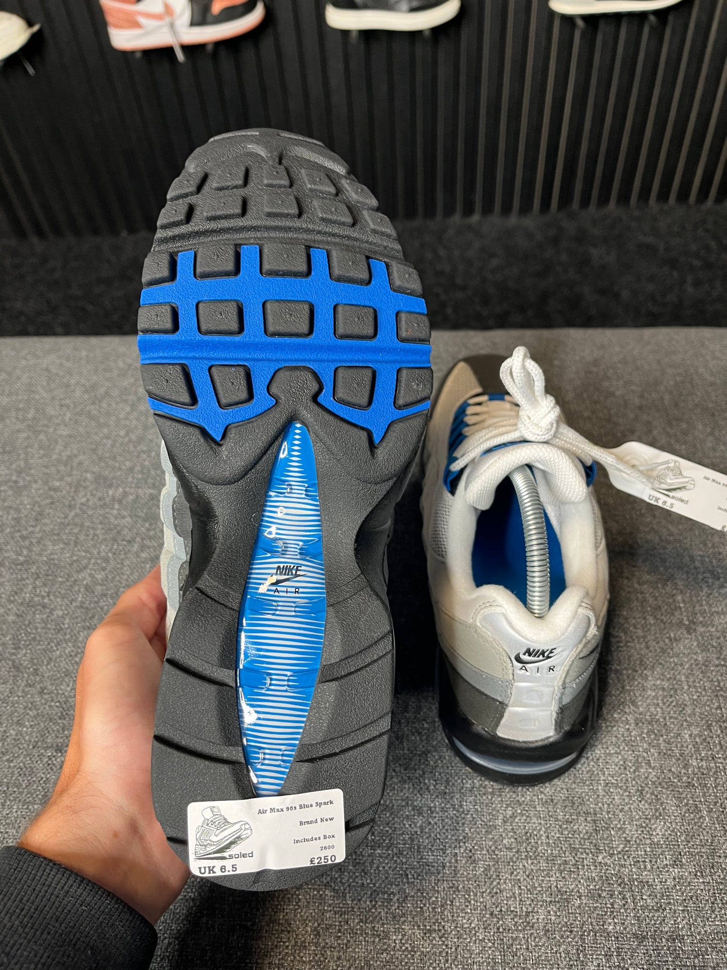 Air Max 95s Blue Spark UK 6.5 2600