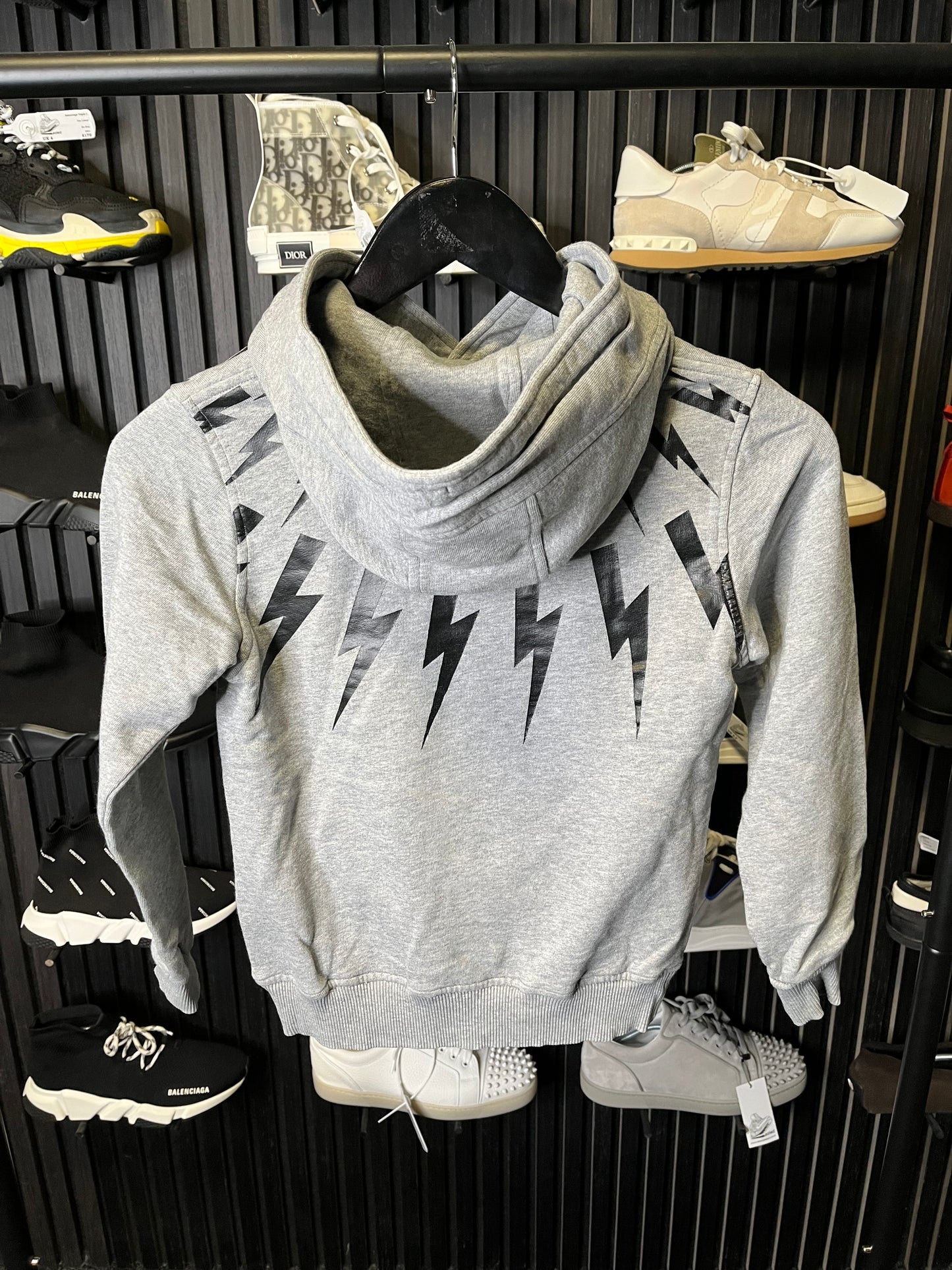 Neil Barrett Hooded Sweater Grey Age 8 3137