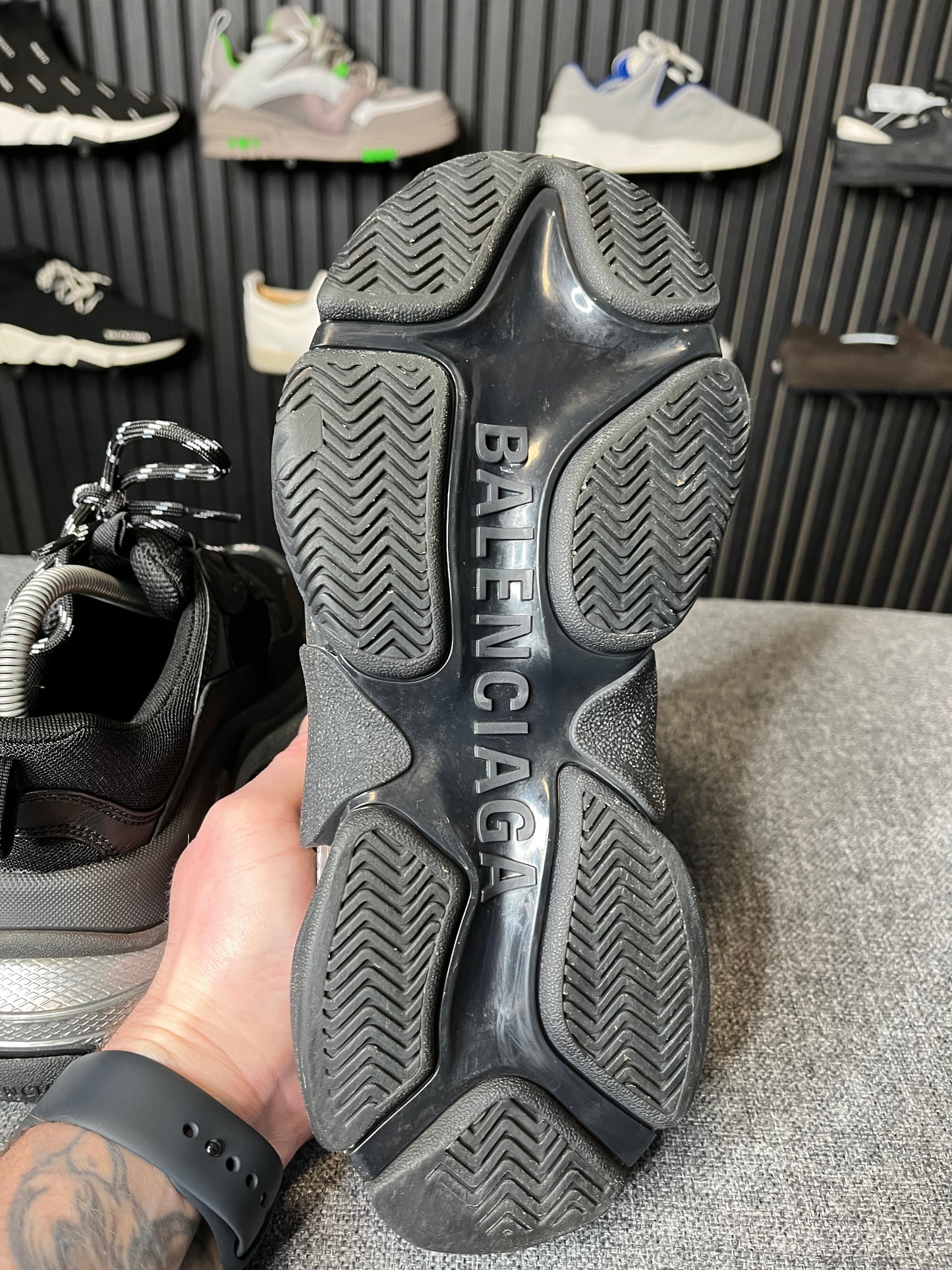 Balenciaga Triple S Black UK5 3169
