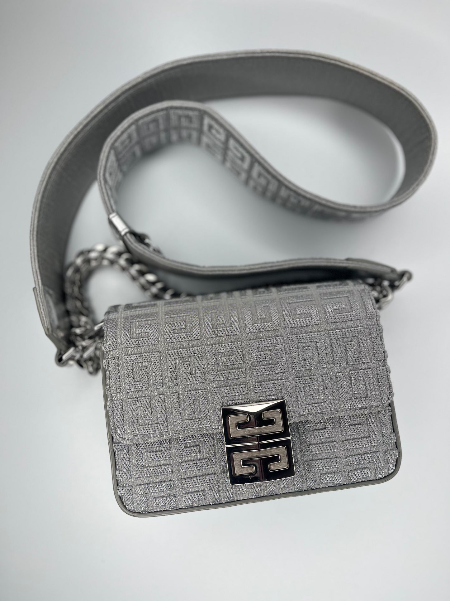 Givenchy 4G Small Logo Jacquard Crossbody Bag