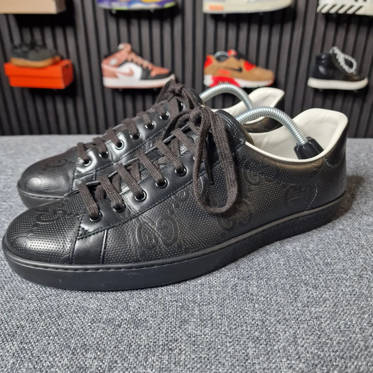 Gucci Ace Monogram Black UK9