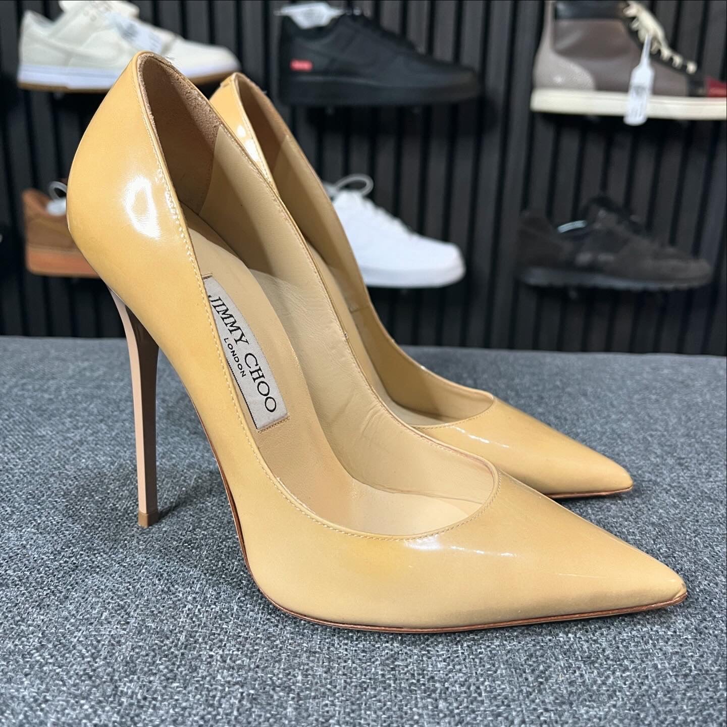 Jimmy Choo Nude Heels UK4 EU37
