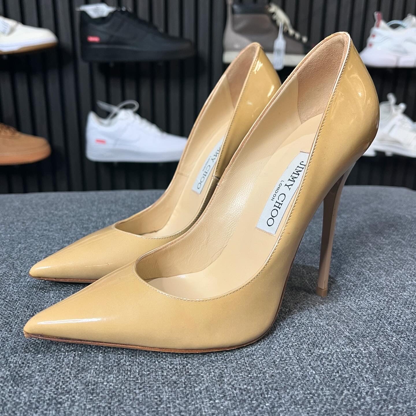 Jimmy Choo Nude Heels UK4 EU37