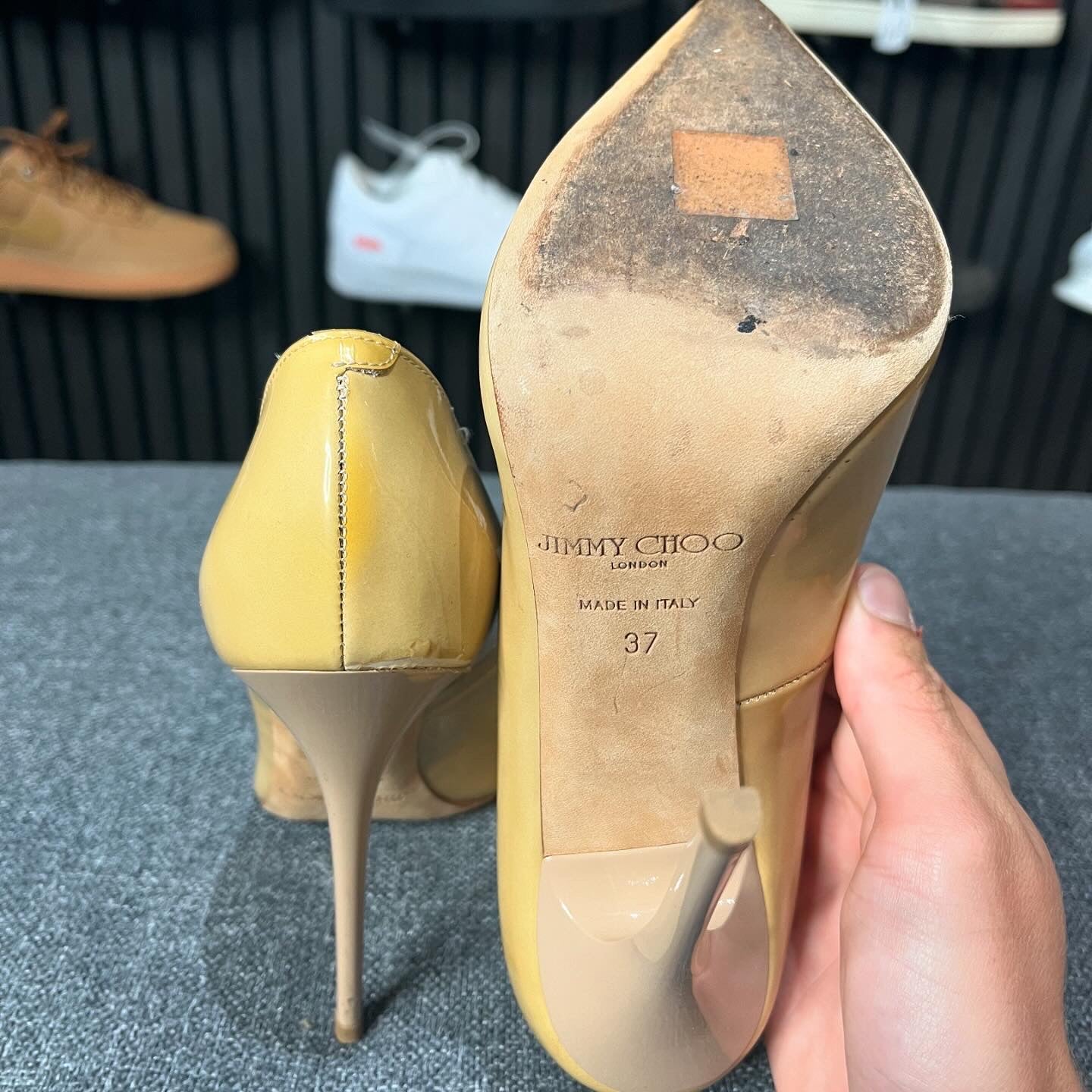 Jimmy Choo Nude Heels UK4 EU37