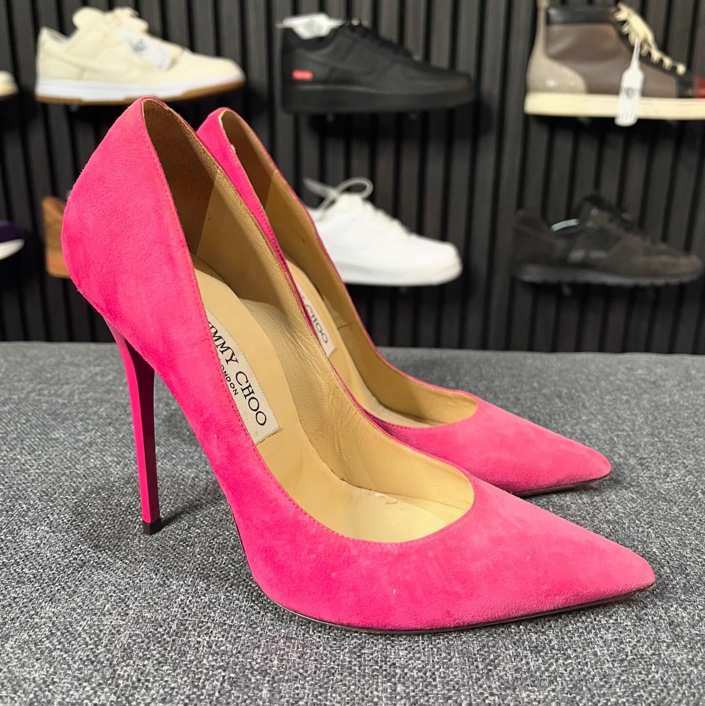 Jimmy Choo Heels Pink UK4 EU37