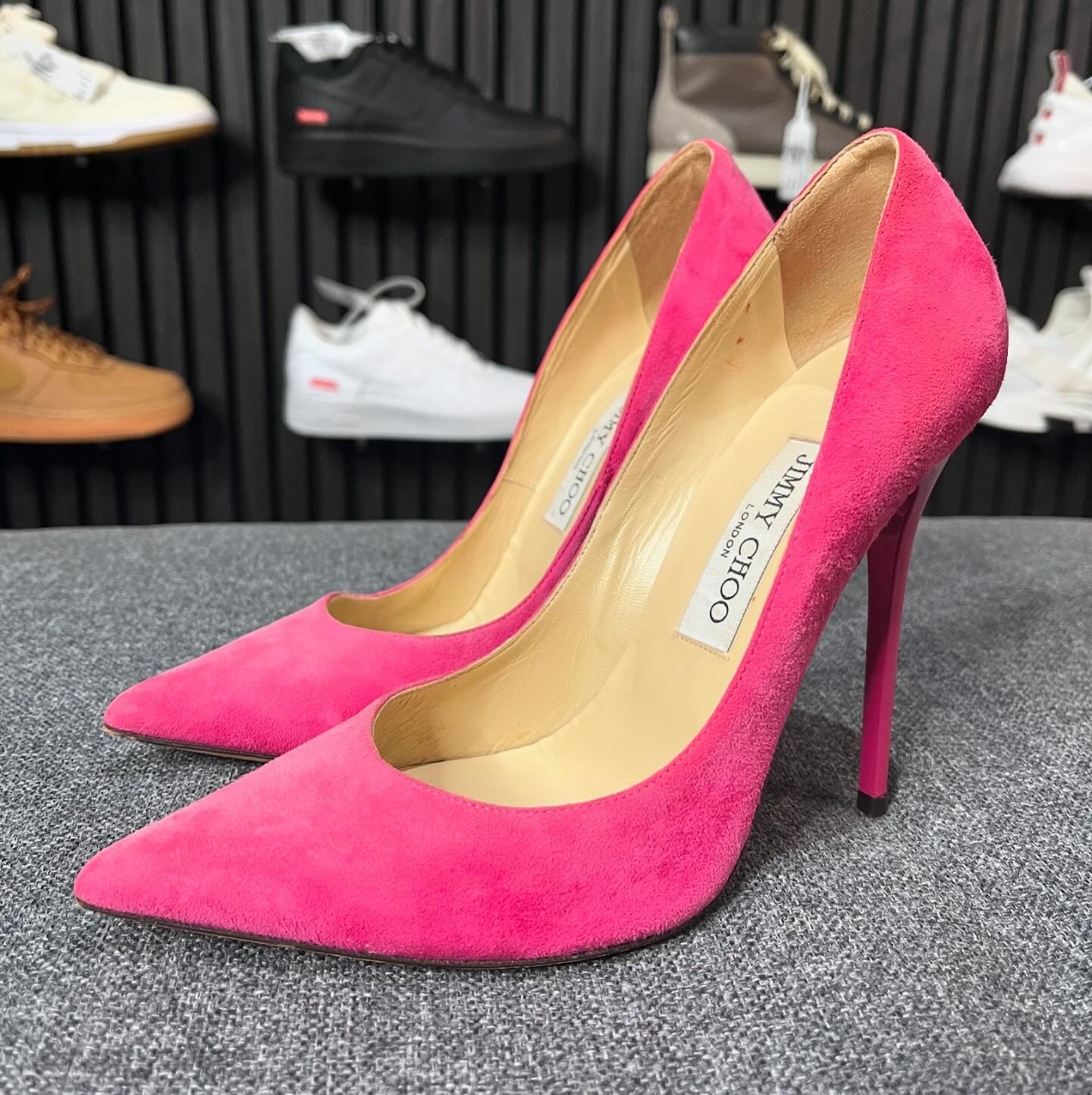 Jimmy Choo Heels Pink UK4 EU37