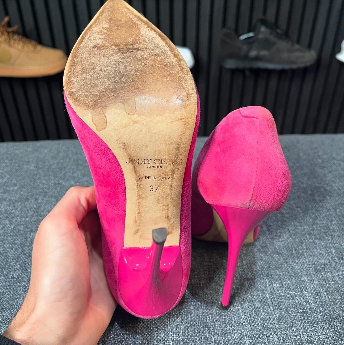 Jimmy Choo Heels Pink UK4 EU37