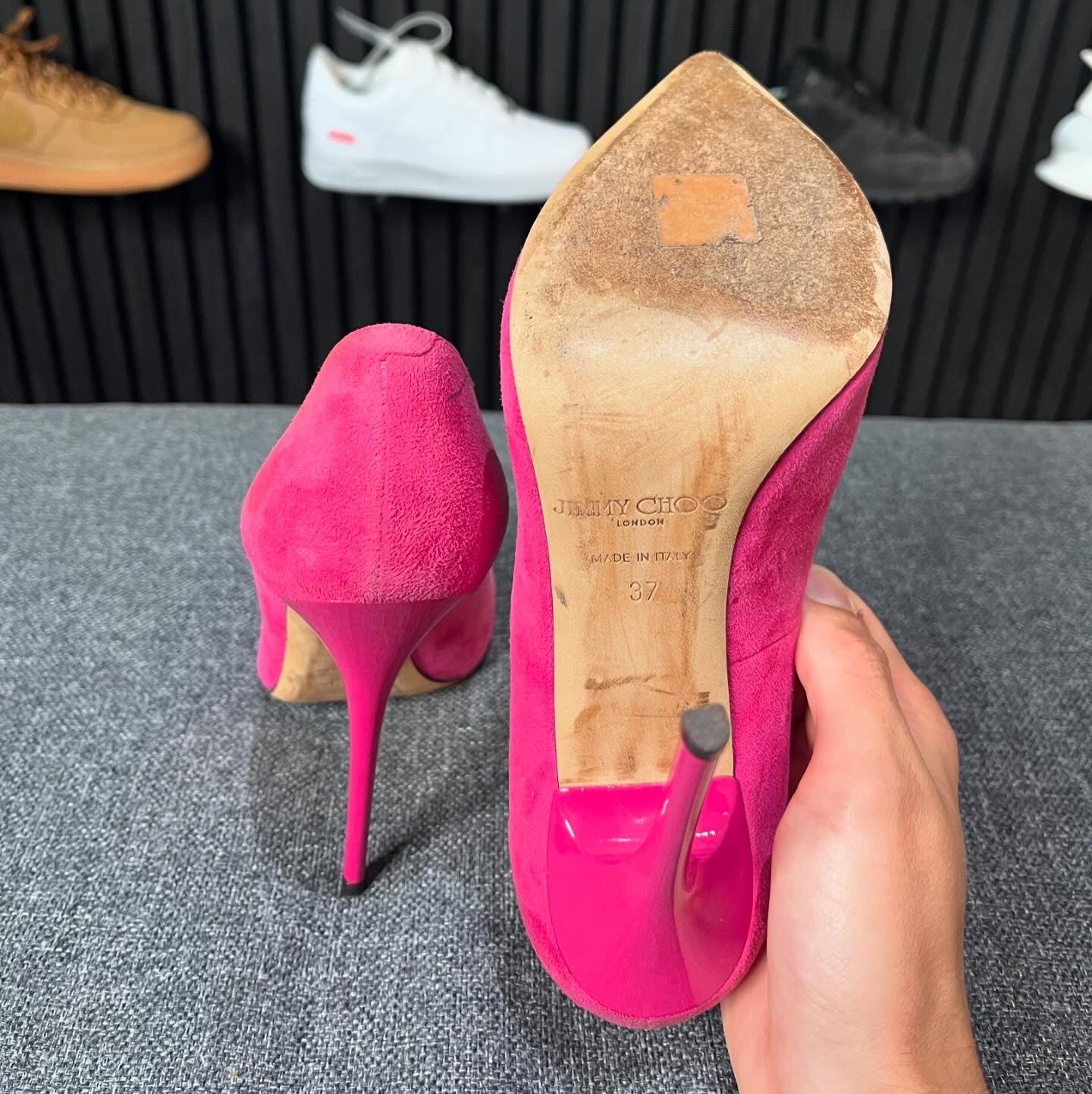 Jimmy Choo Heels Pink UK4 EU37