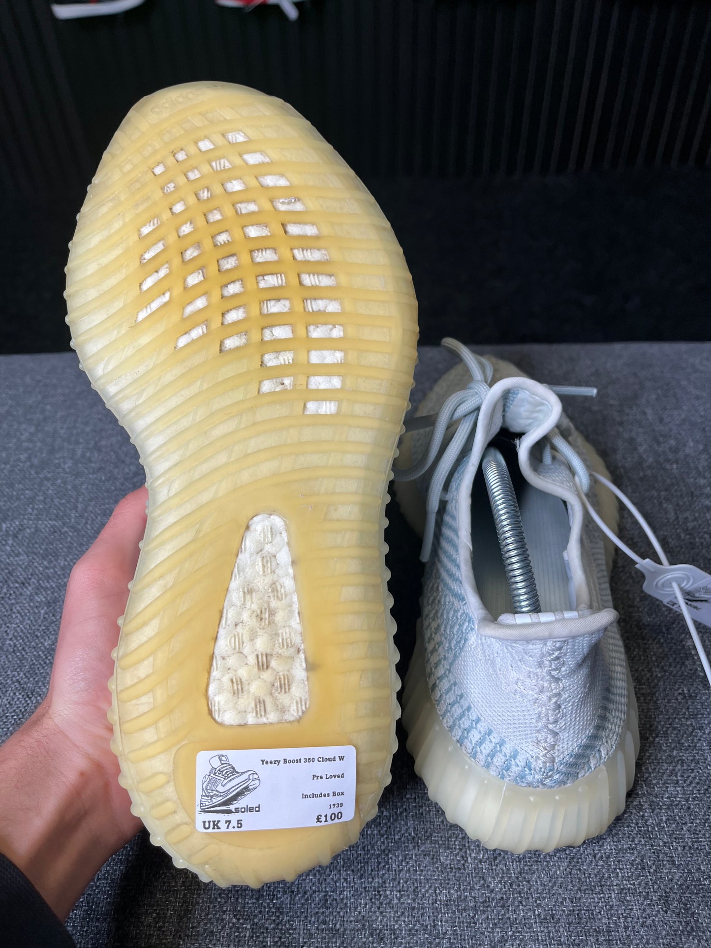 Yeezy Boost 350 Cloud White UK7.5 1739