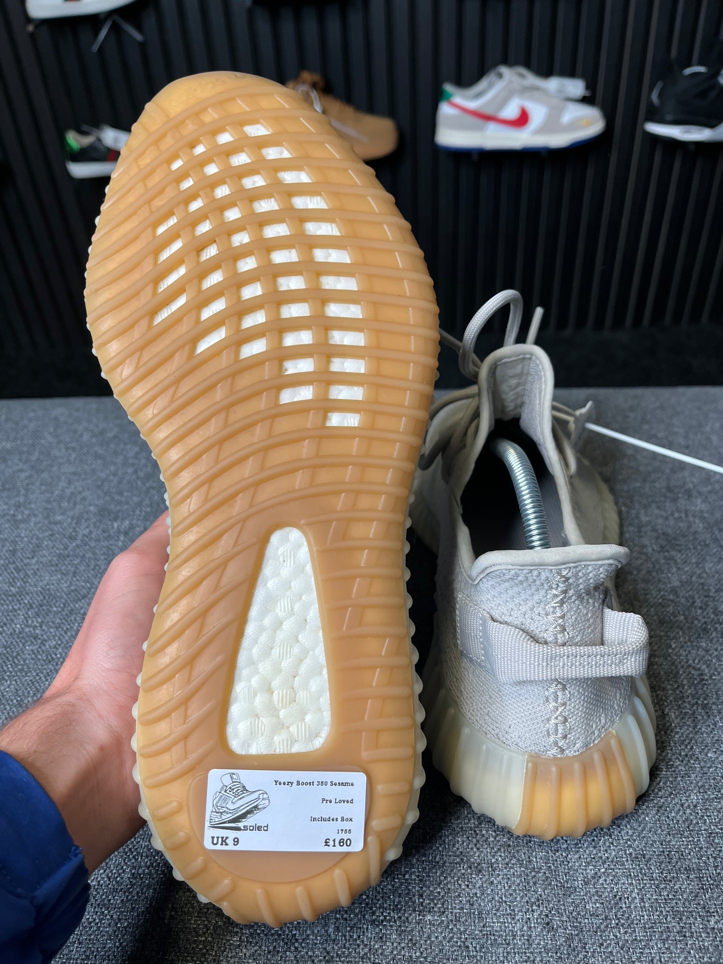 Yeezy Boost 350 Sesame UK9 1755