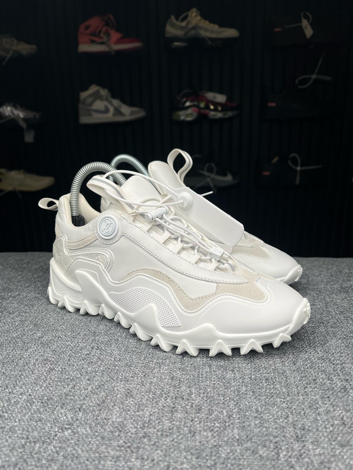 Louis Vuitton Rush Trainers White UK4 (Fit 5) 2181