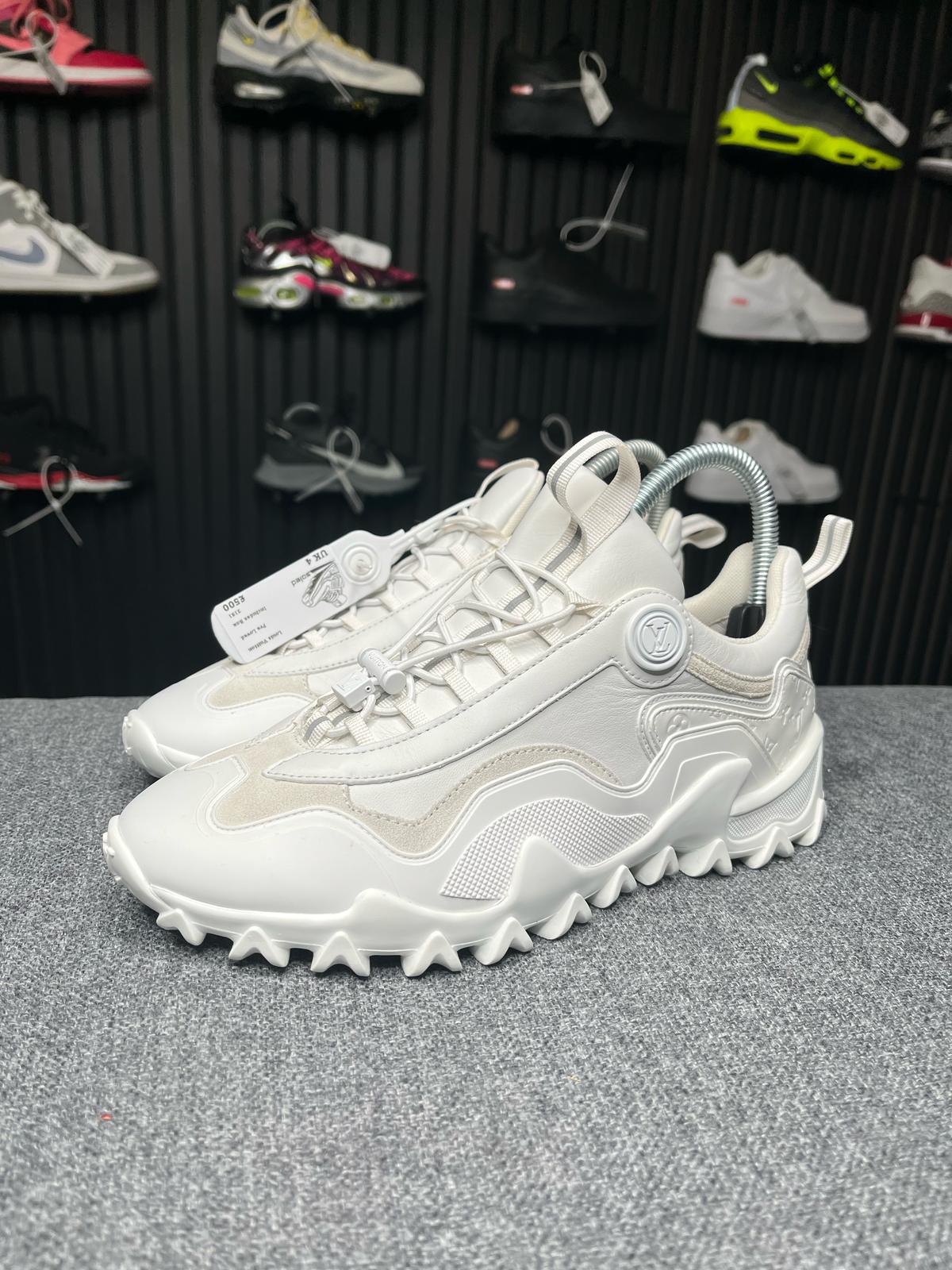 Louis Vuitton Rush Trainers White UK4 (Fit 5) 2181