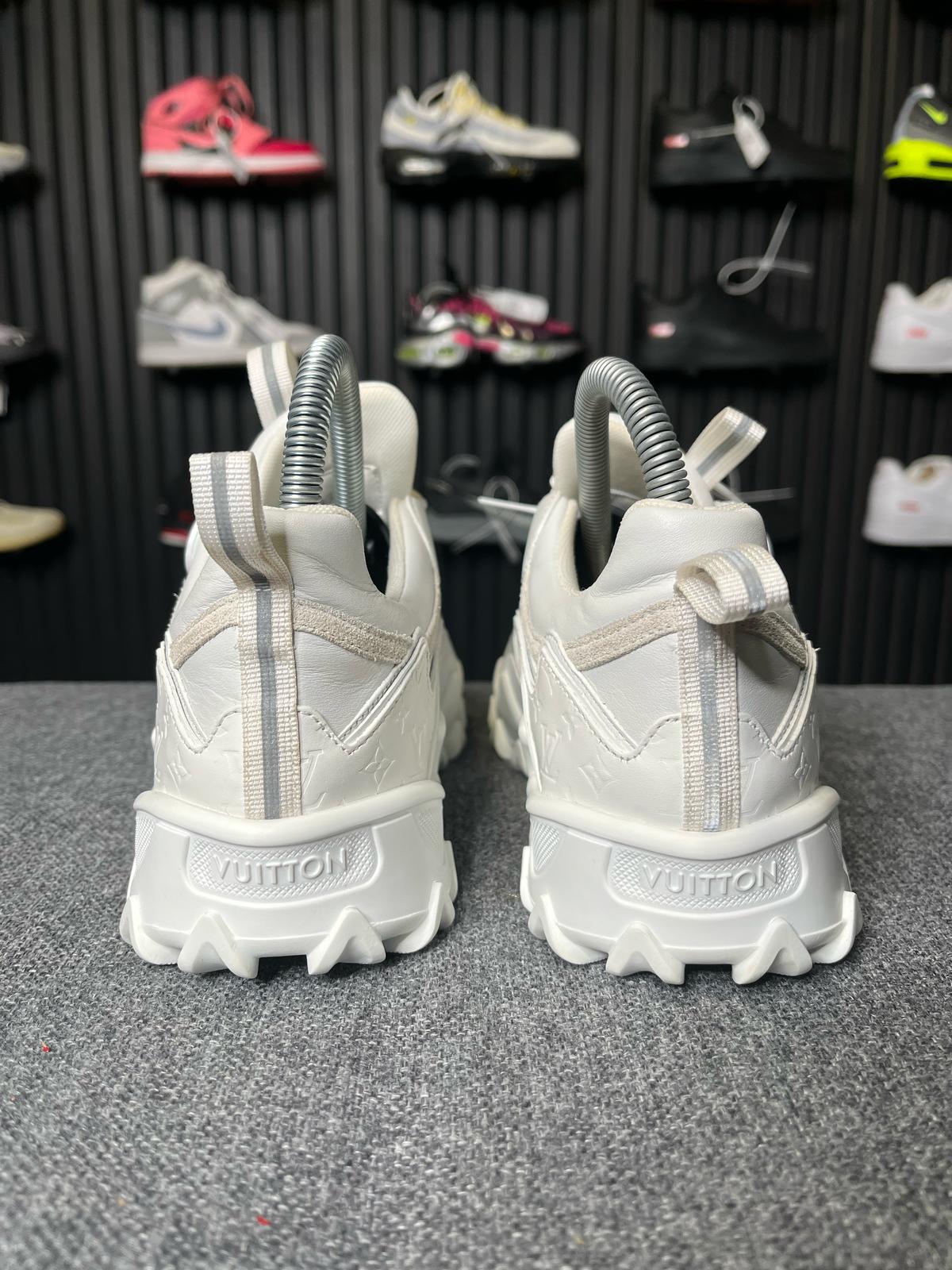 Louis Vuitton Rush Trainers White UK4 (Fit 5) 2181