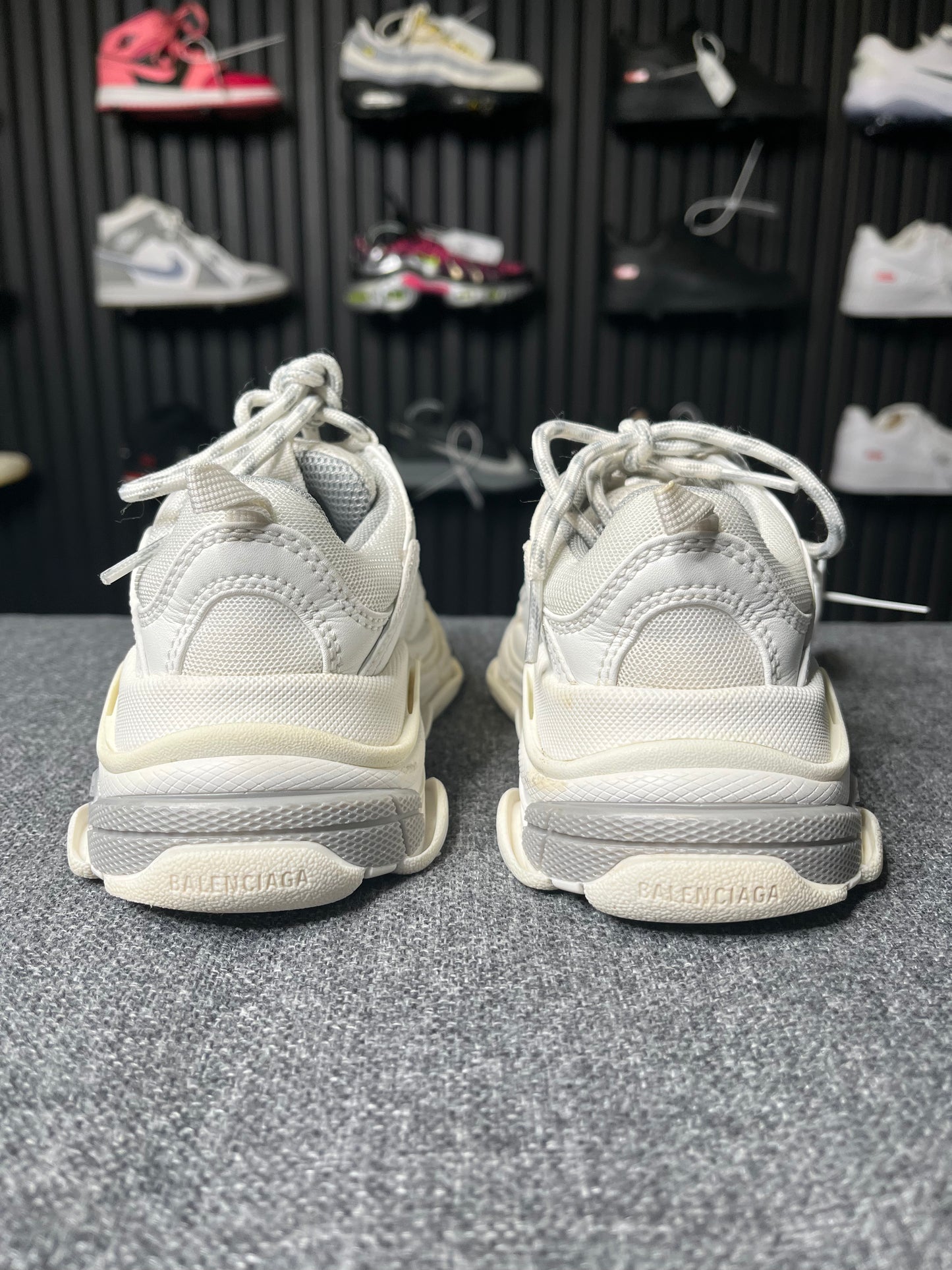 Balenciaga Triple S White UK12 Child 2150