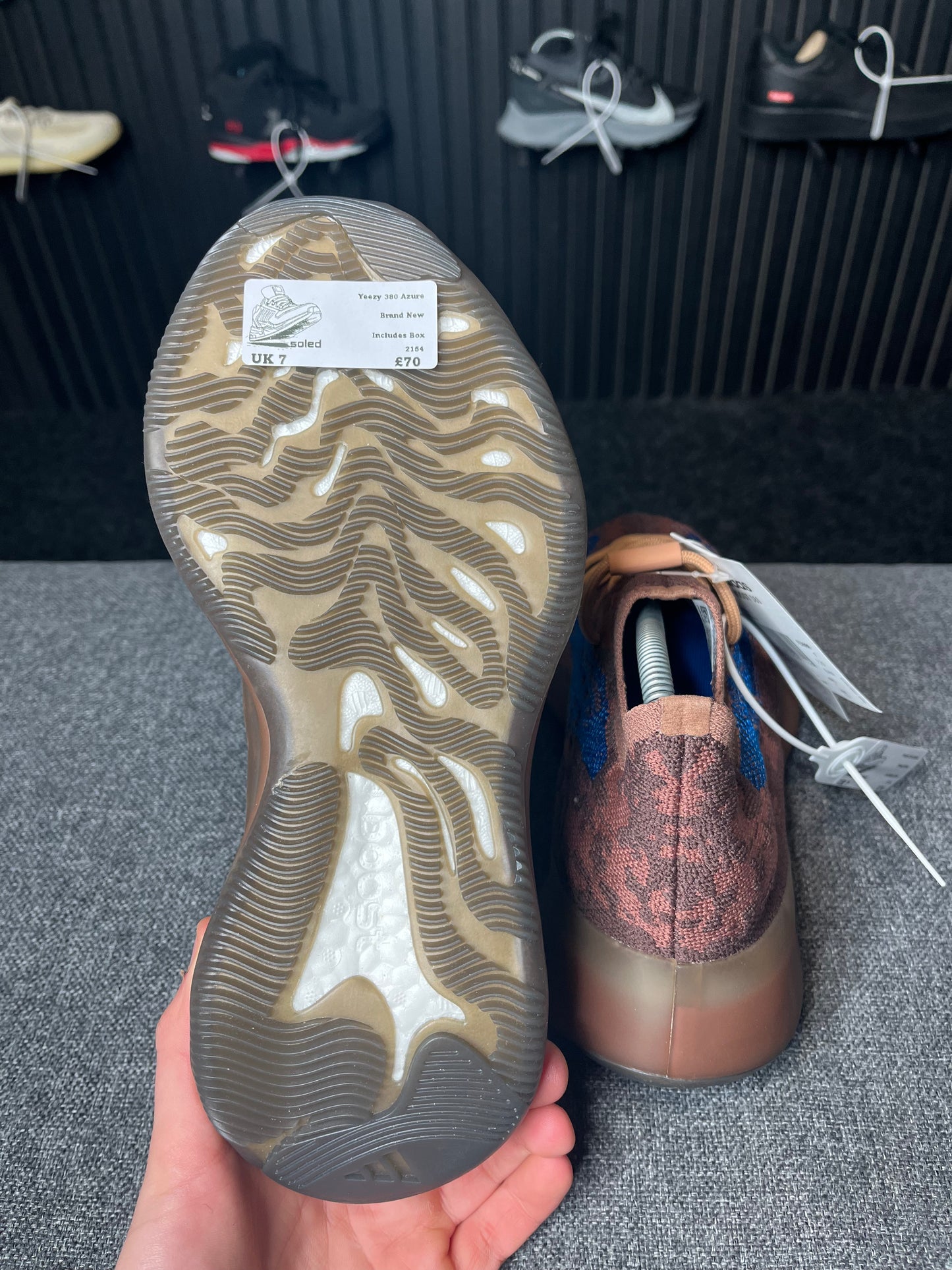 Yeezy Boost 380 Azure UK7 2154