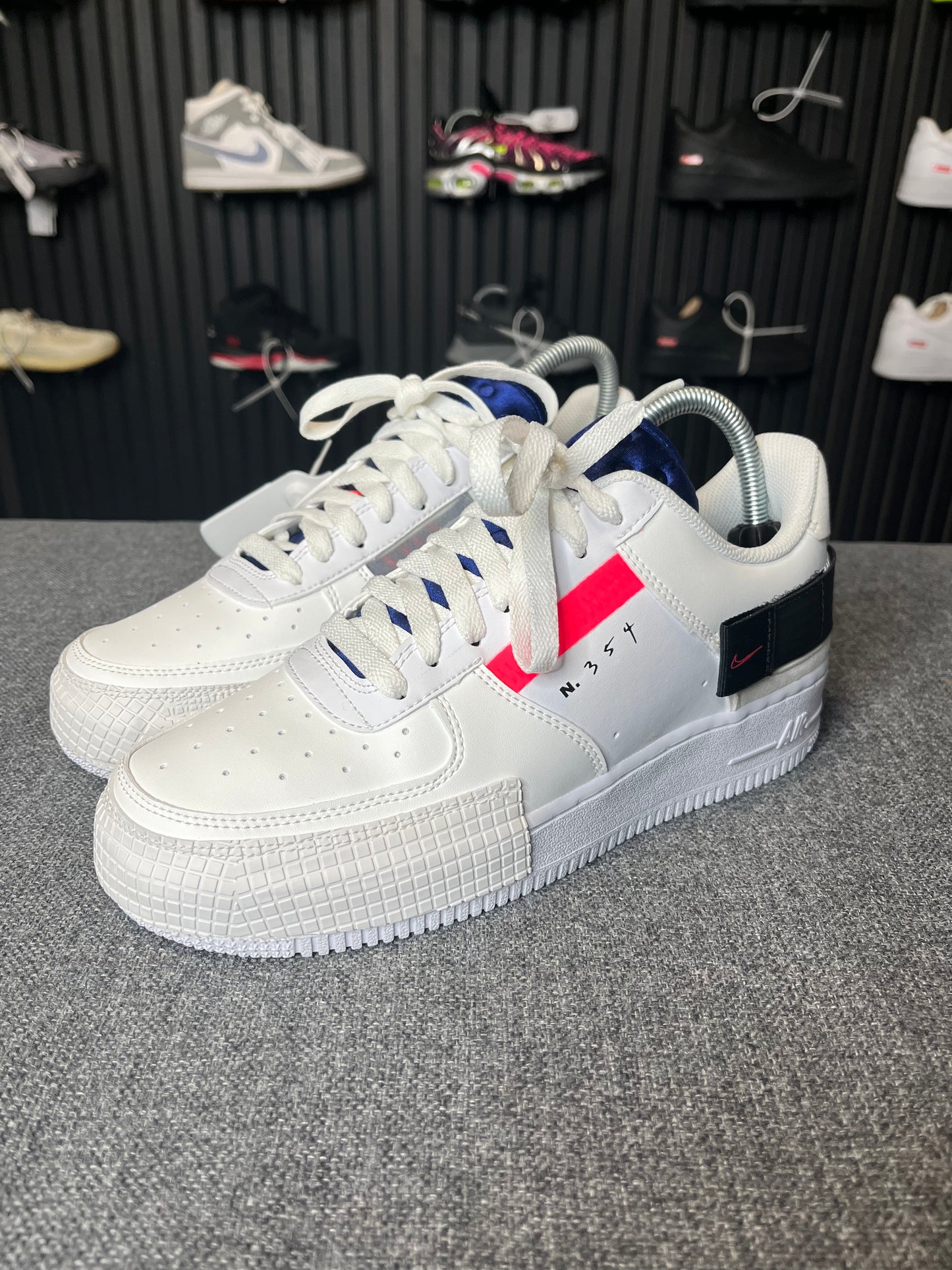 Nike Air Force 1 Low Drop Type GS Summit White UK6 2206