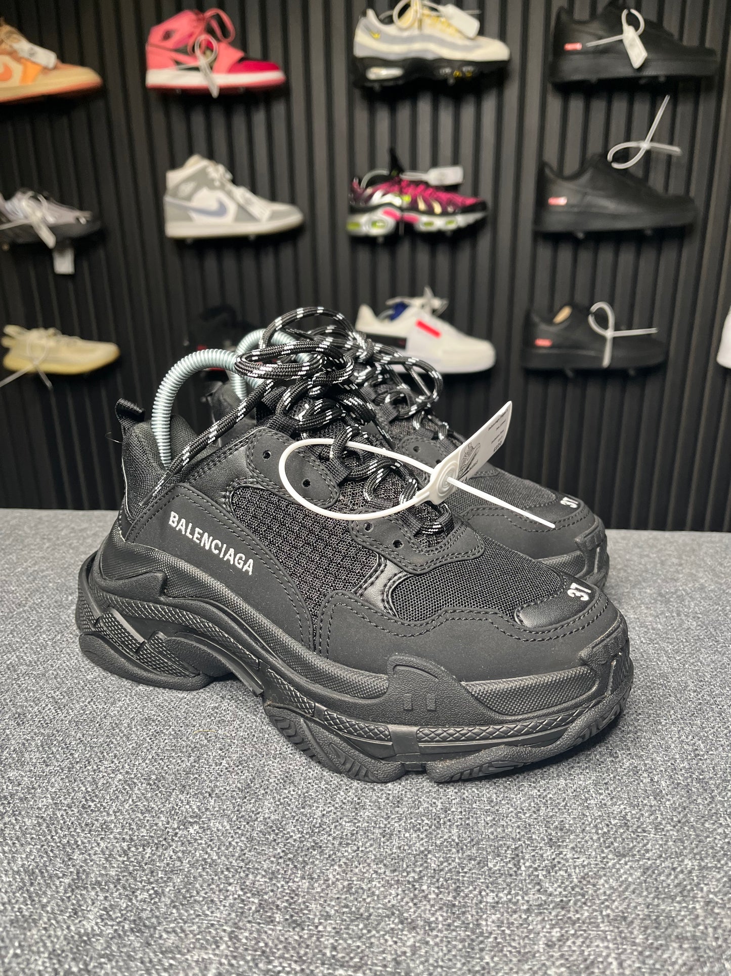 Balenciaga Triple S Black UK4 2217