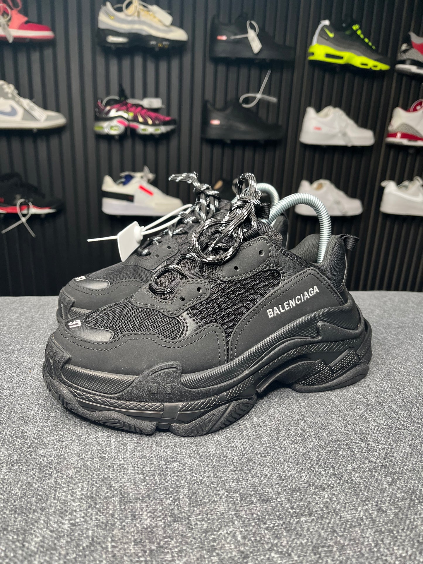 Balenciaga Triple S Black UK4 2217