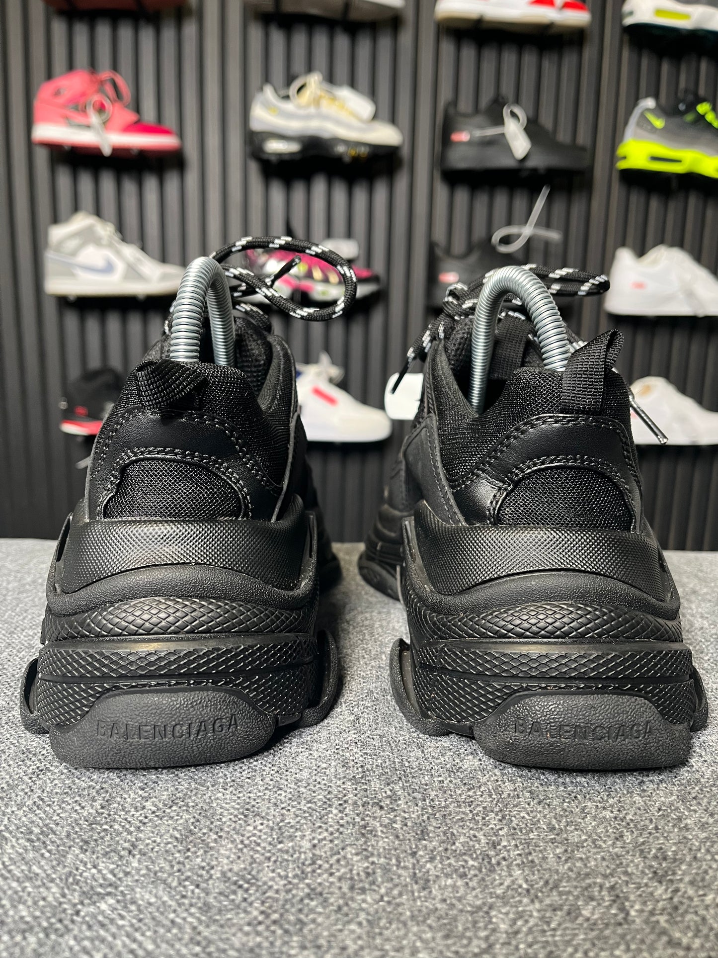 Balenciaga Triple S Black UK4 2217