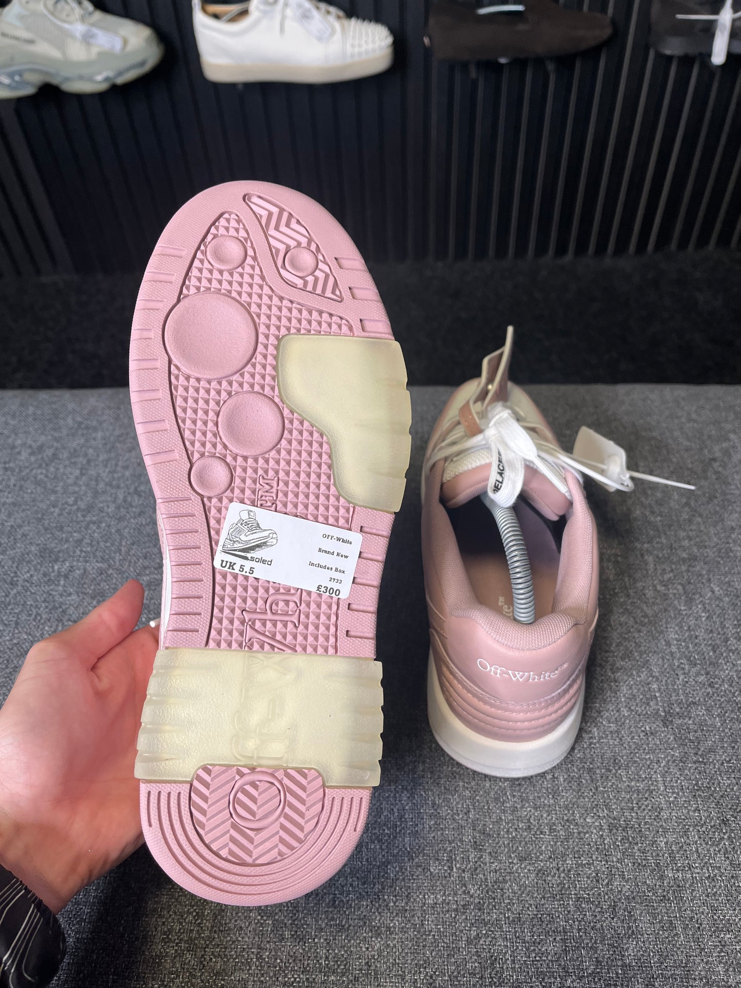 OFF- White Pink UK 5.5 2733