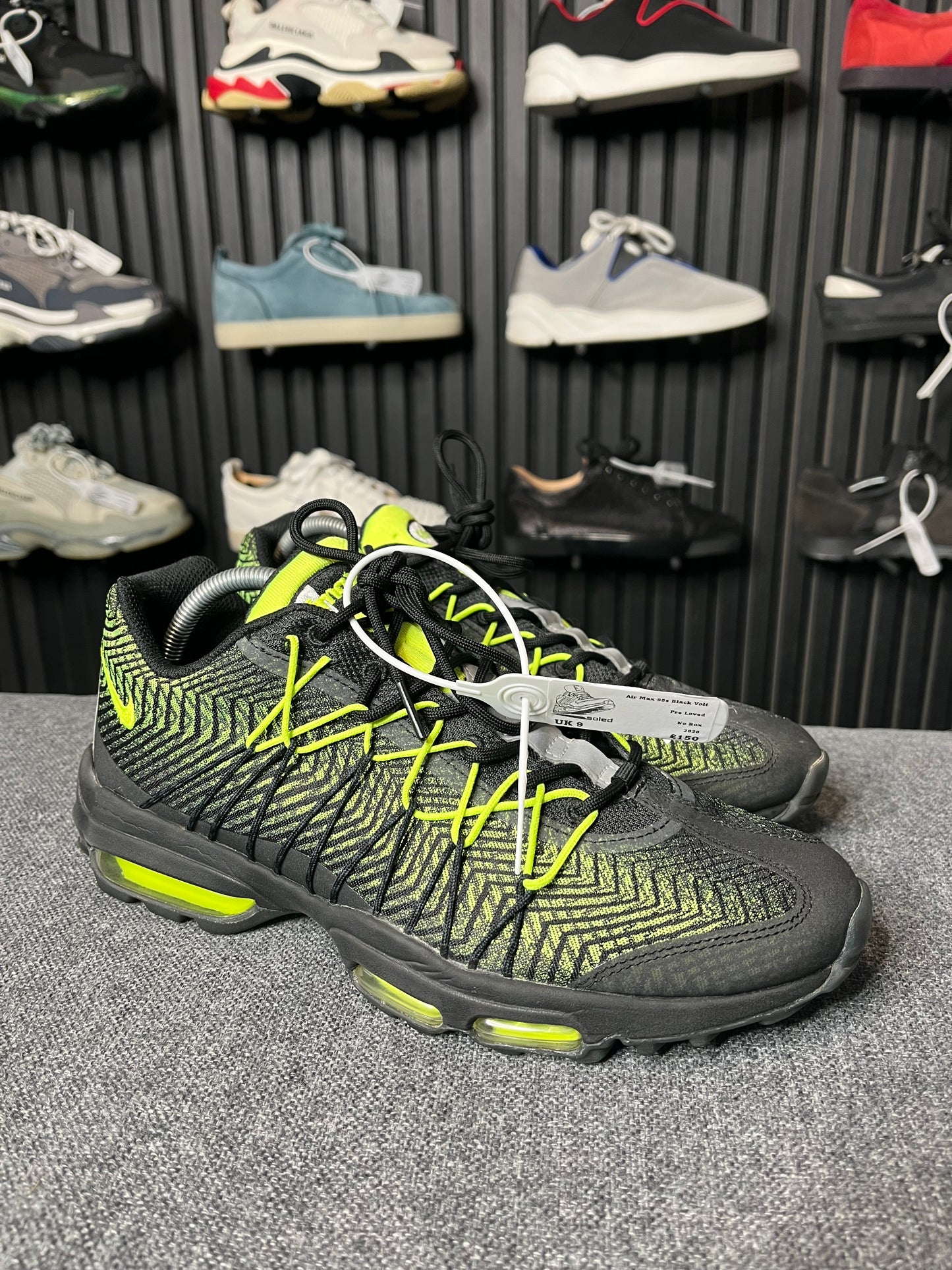 Air Max 95s Jacquard Black Volt UK 9 2825