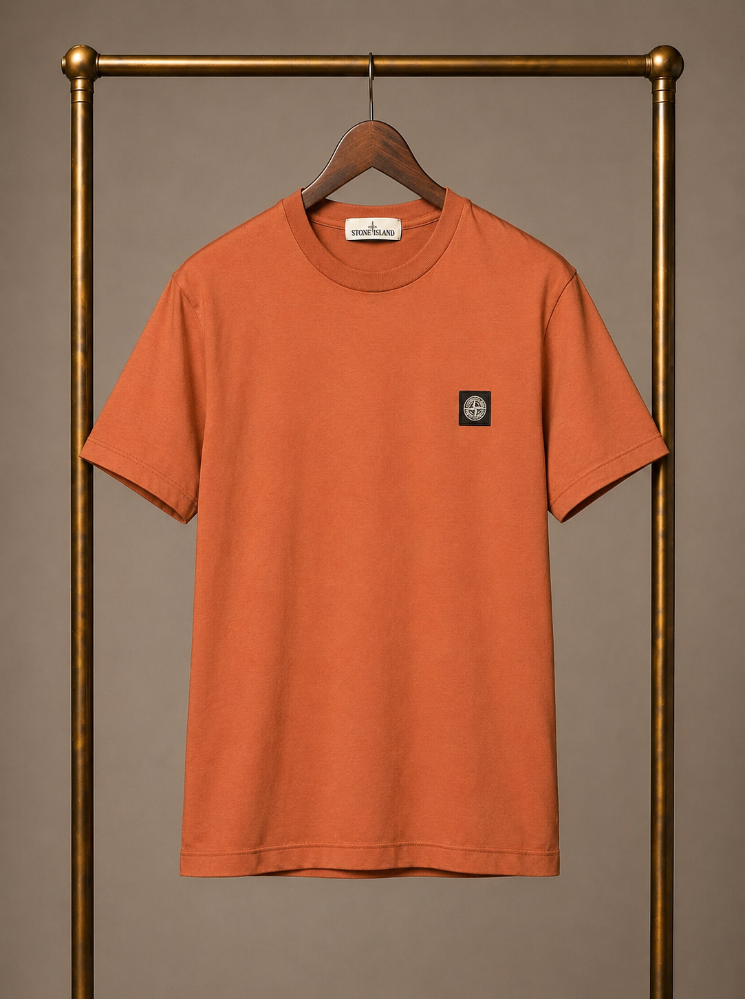Stone Island T-Shirt Burnt Orange XL 3667