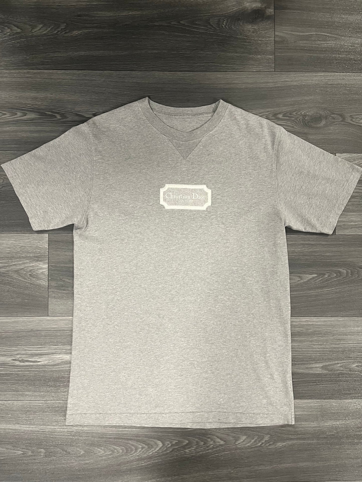 Dior Couture Tee Grey Small 3544