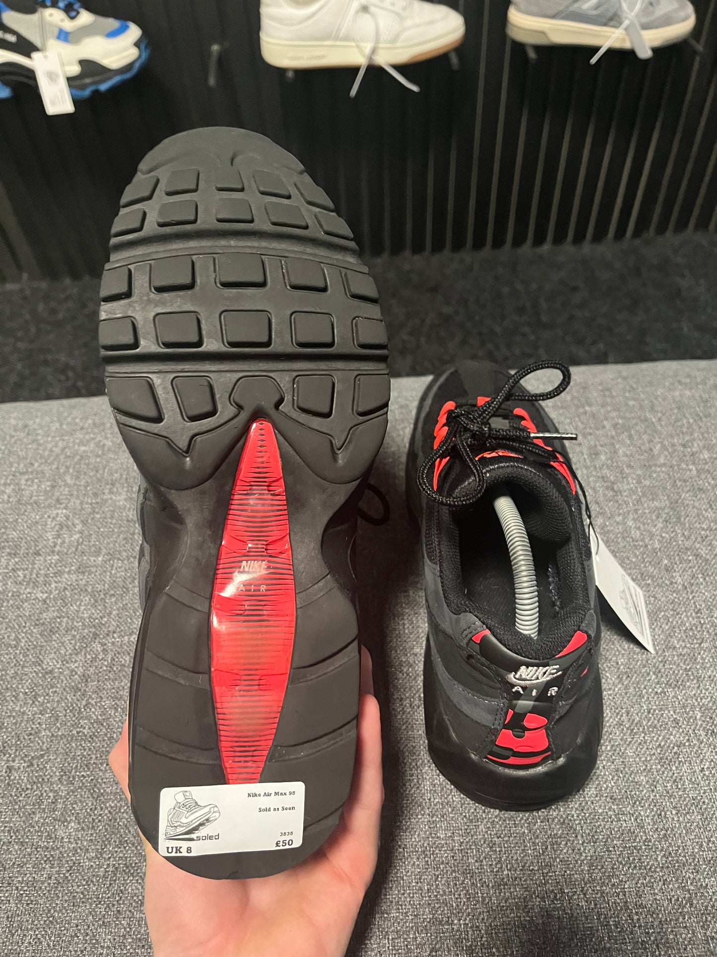 Air Max 95s Laser Crimson UK 8 3535