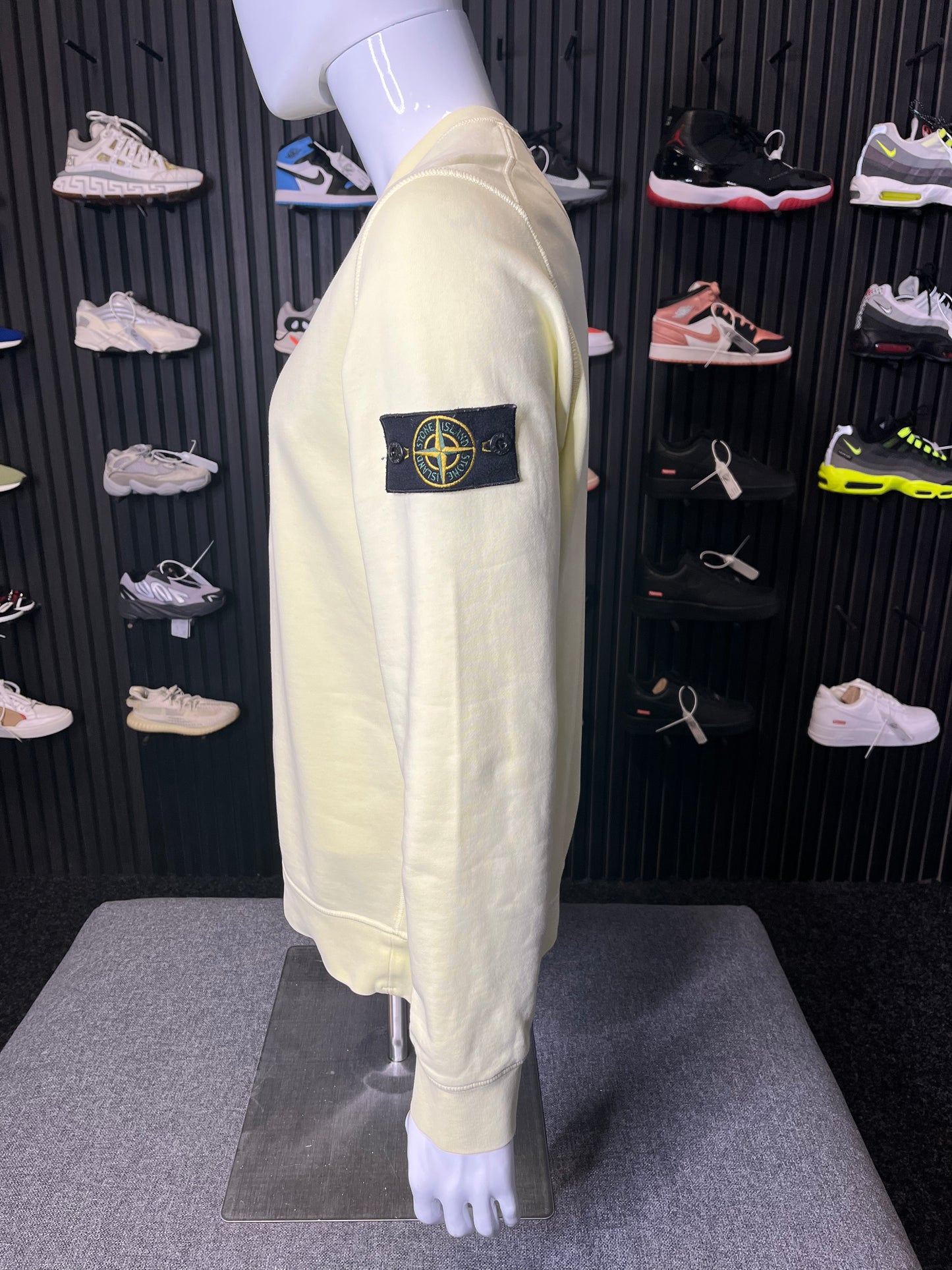 Stone Island Sweater Yellow Large 2296