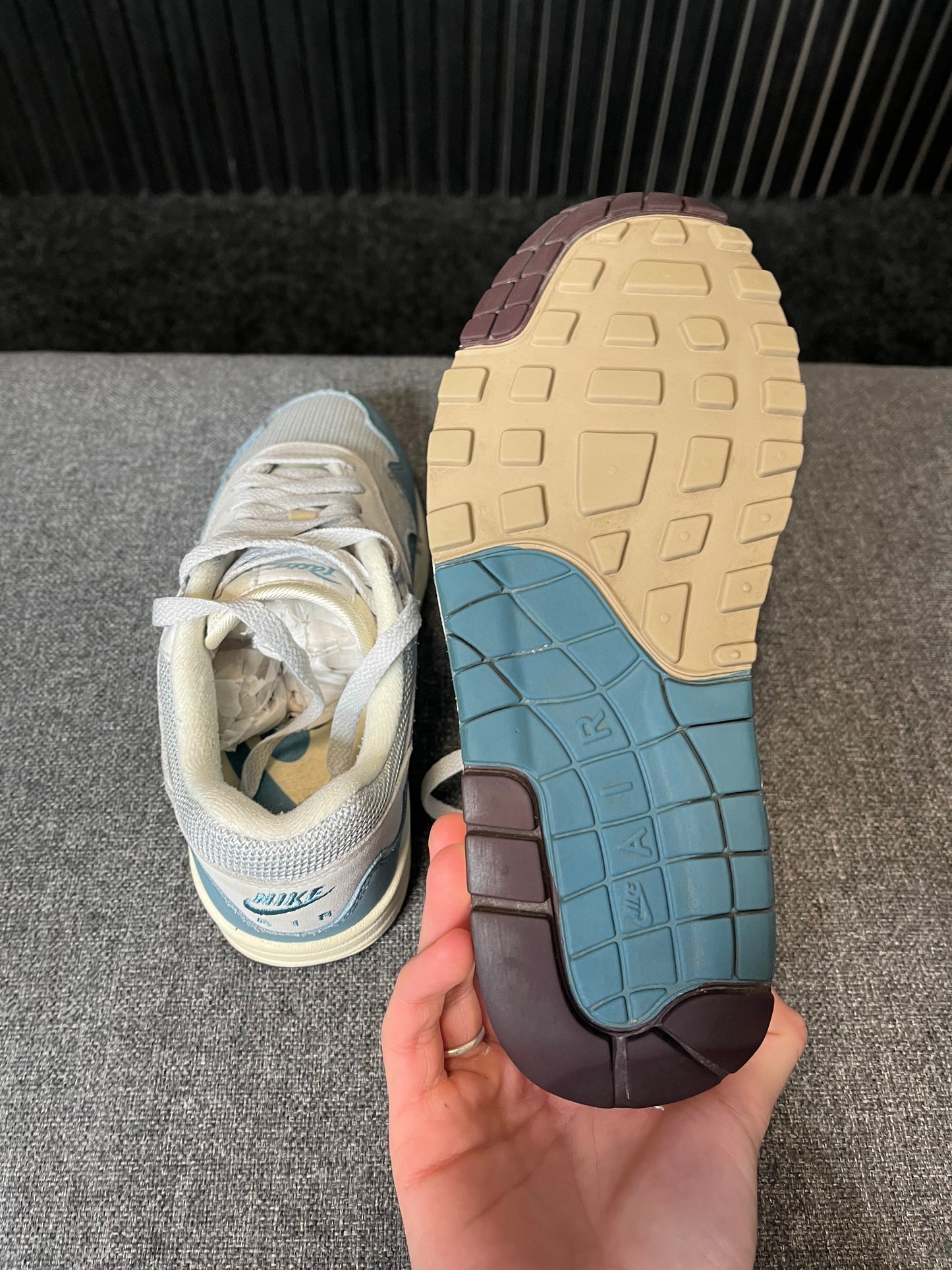 Air Max 1 Patta Noise Aqua UK 4.5 3086