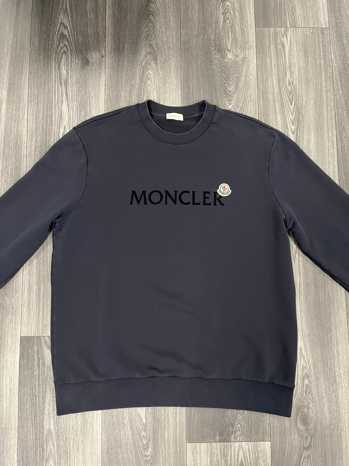 Navy Moncler Sweater XXL 3847