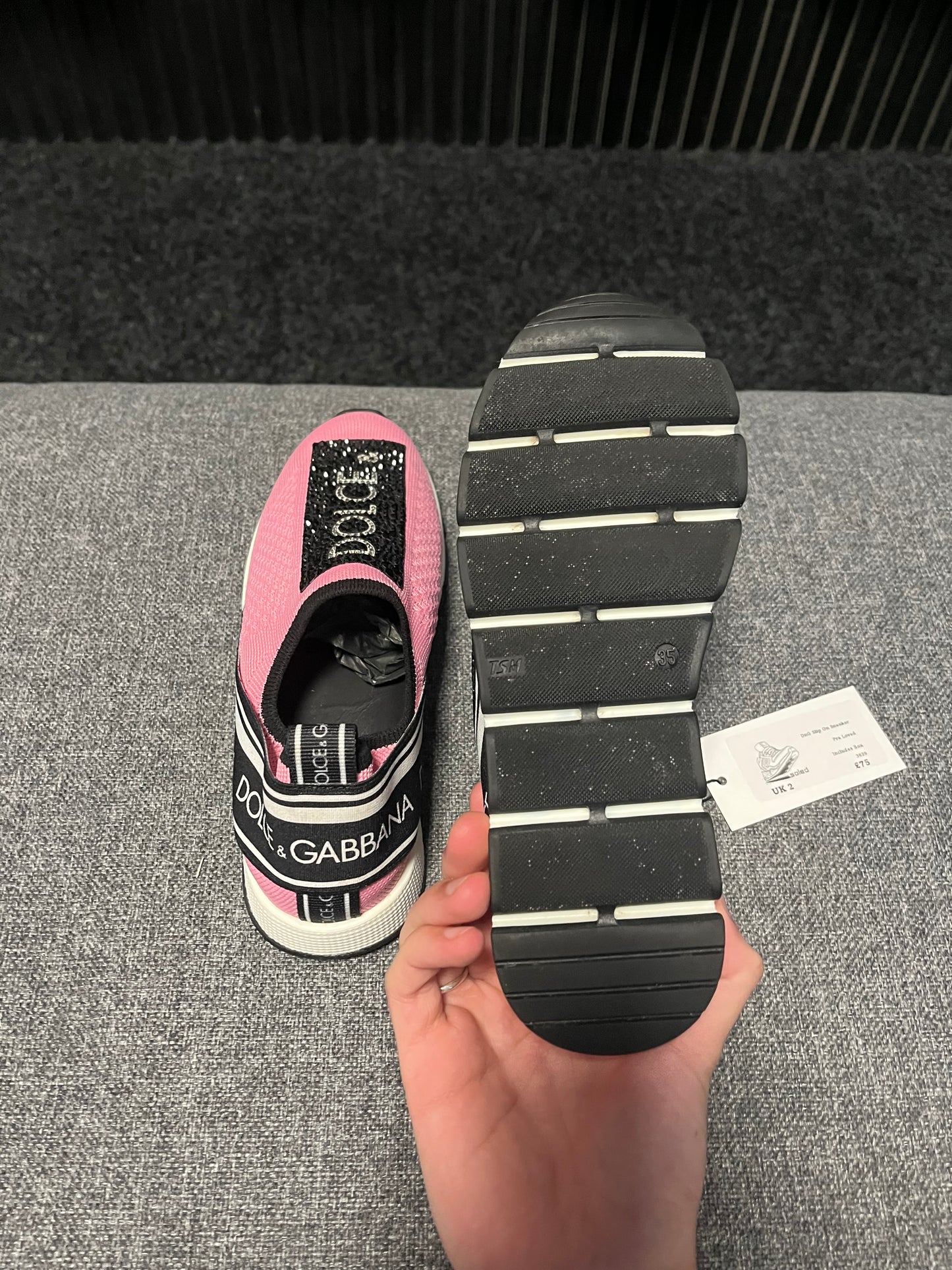 DnG Slip On Sneaker UK 2 3629