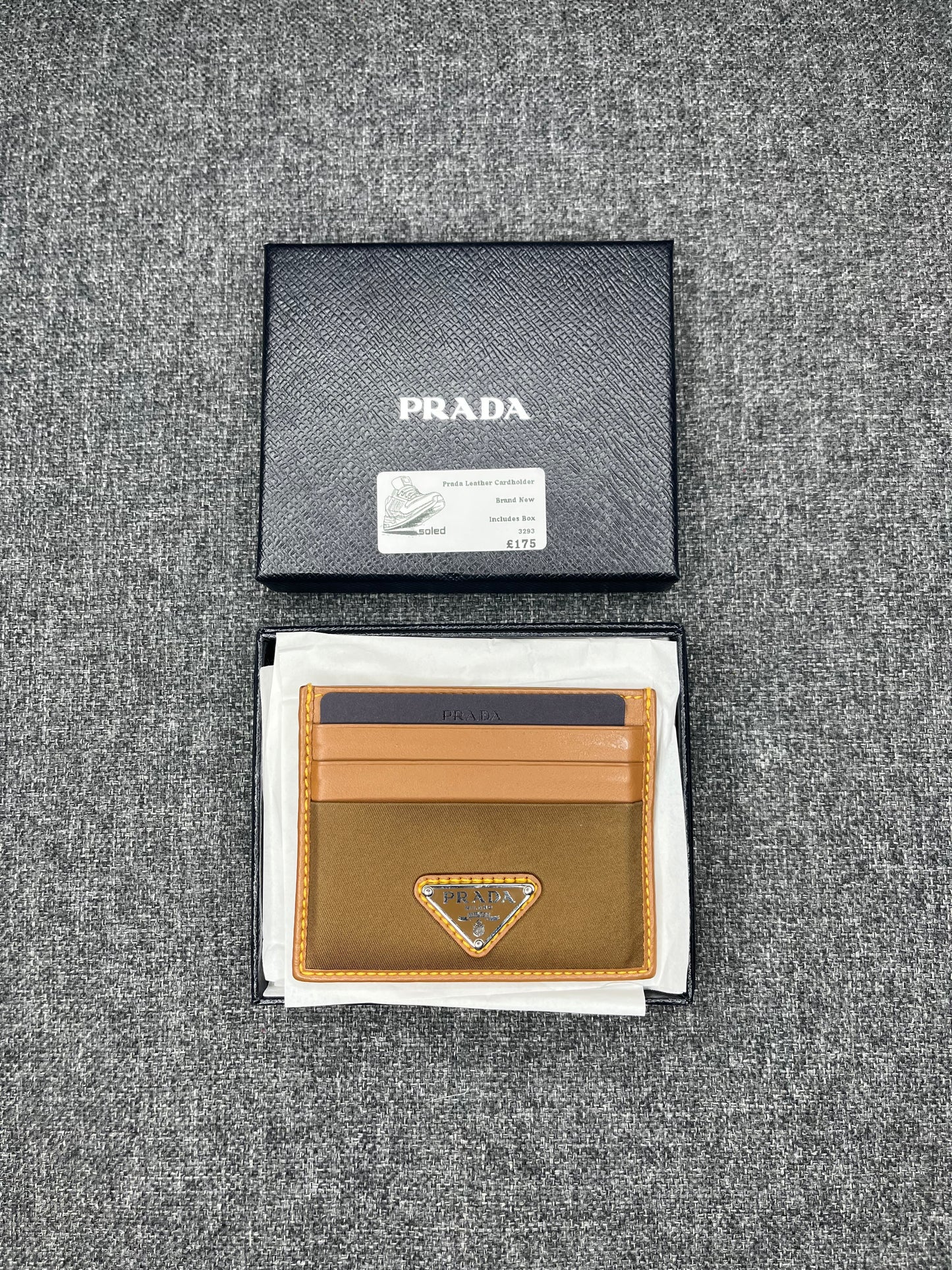 Prada Leather Cardholder 3293