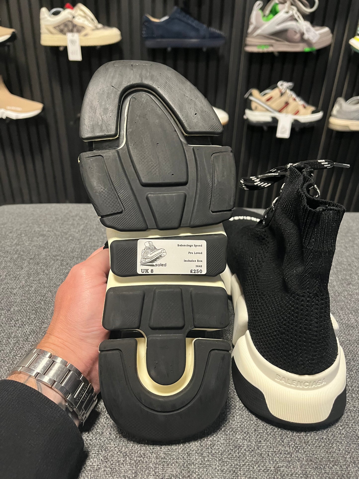 Balenciaga Speed Black UK8 3648