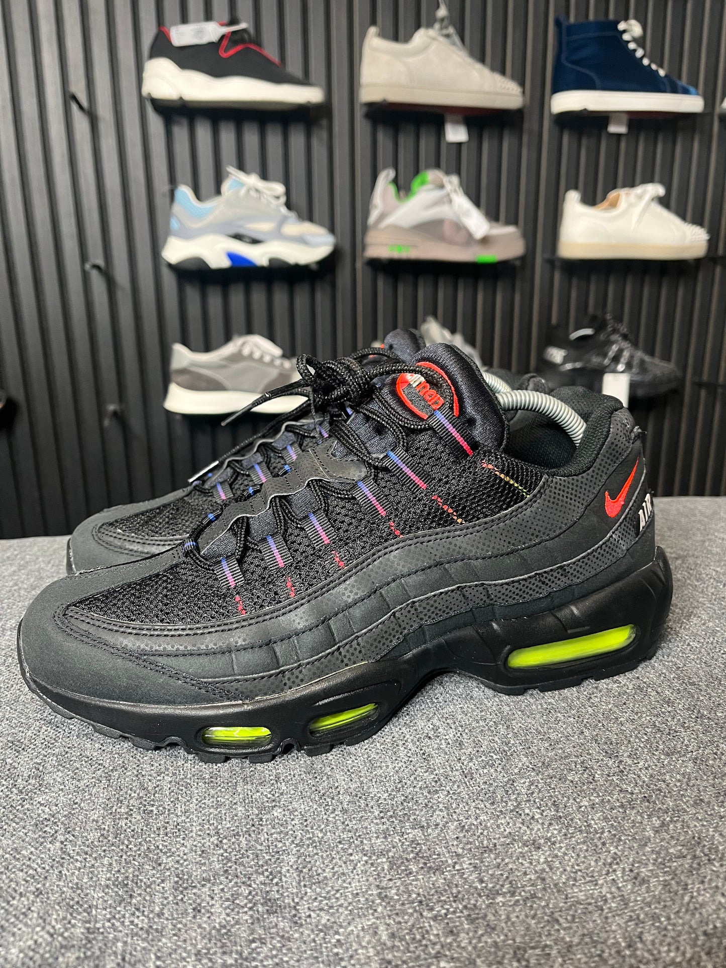 Air Max 95s Black Reflective Volt UK 9 3410