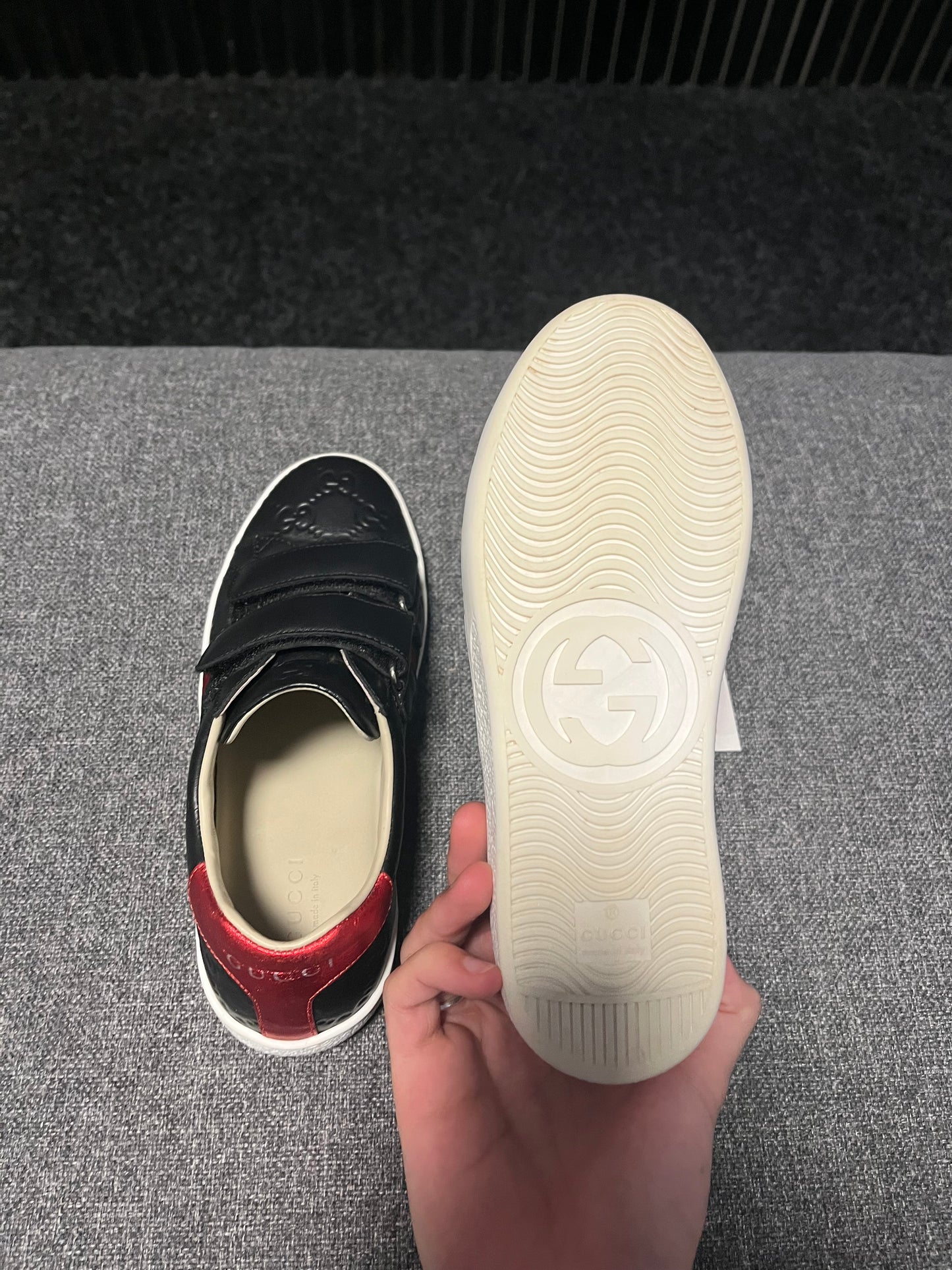 Gucci Velcro Sneakers UK 1 3632